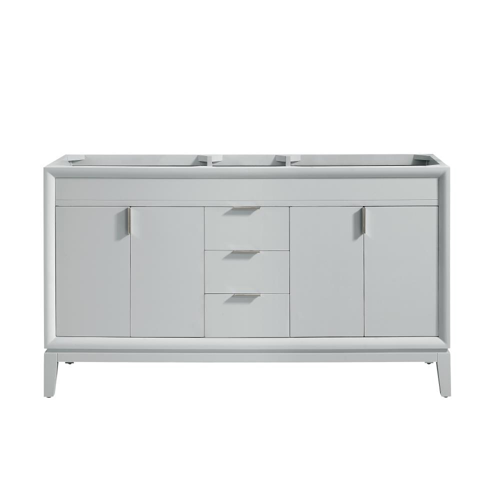 Avanity EMMA-V60-DG Emma 60-in Dove Gray Bathroom Vanity Base Cabinet without Top