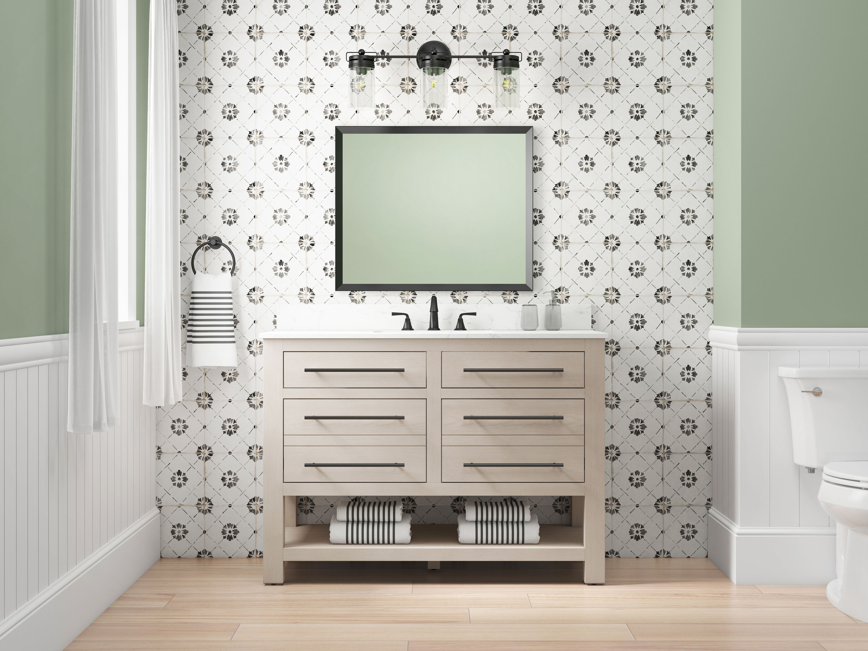 allen + roth WSLW48IFVW Bath-Vanity-Combo - View #5
