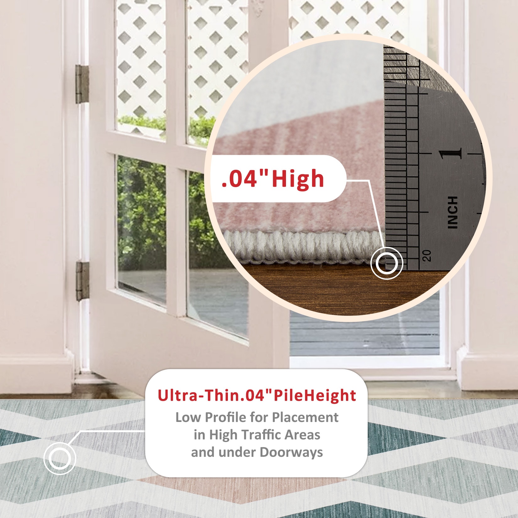Garvee CK2-AWMDKDLAT82VU-W rugs - View #3