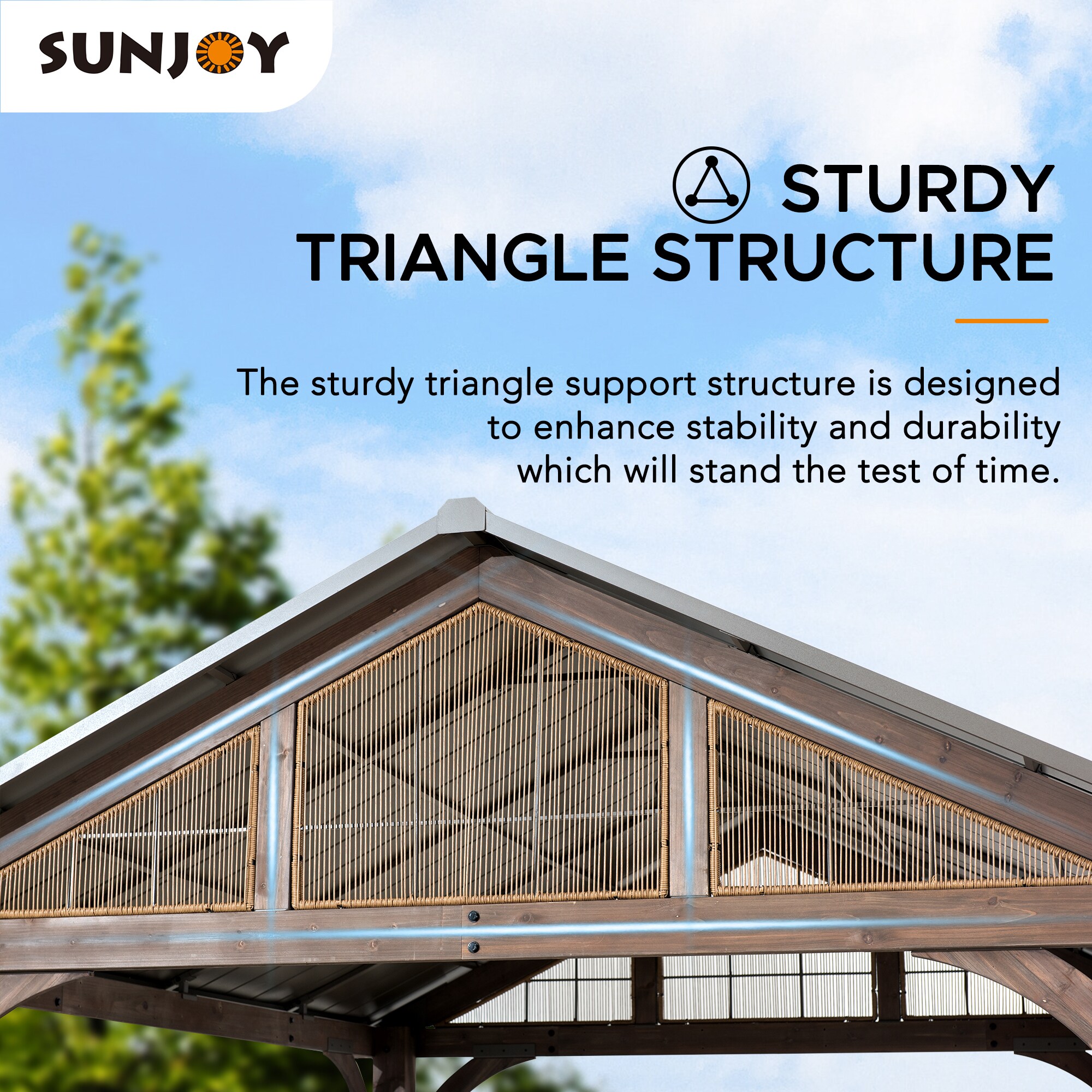 Sunjoy A102013000 Wood-Resin-Gazebos - View #7