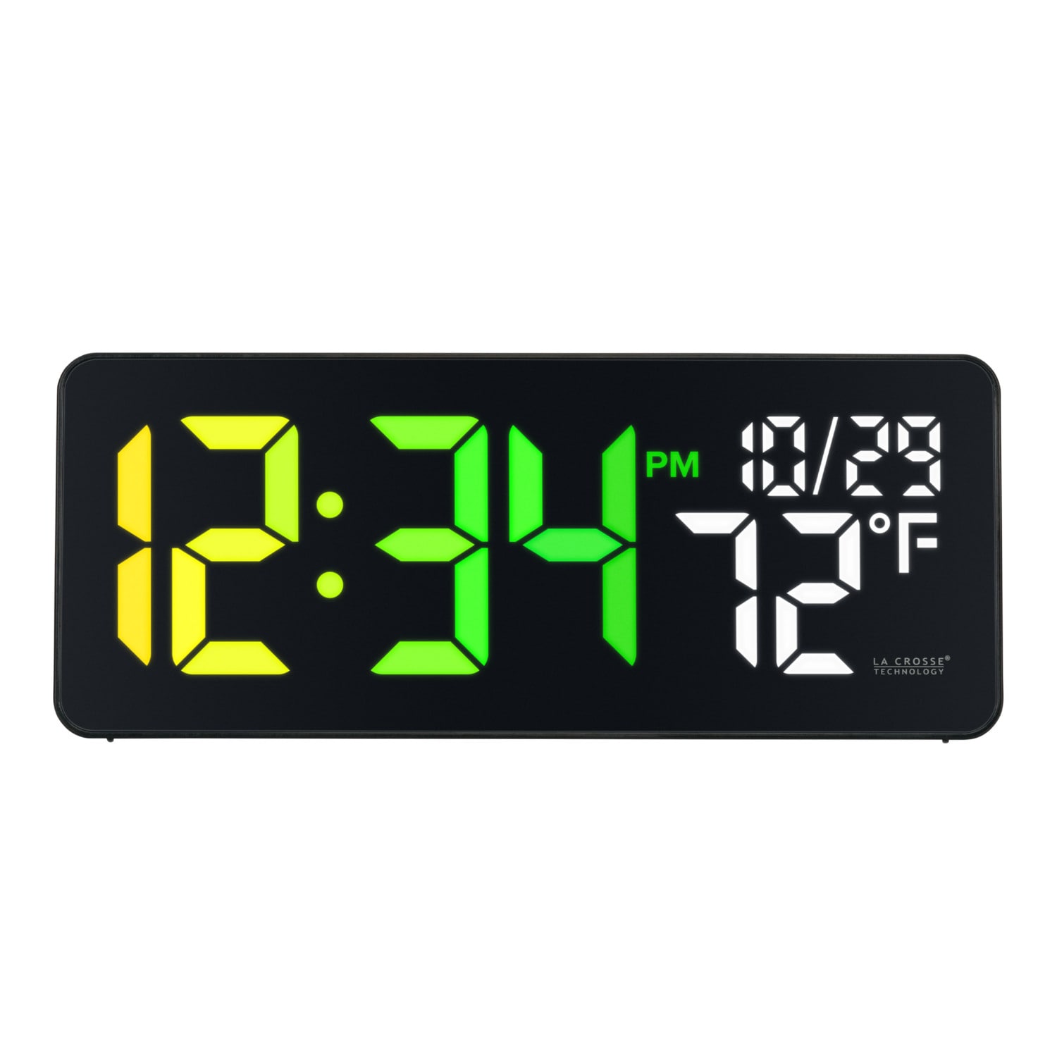 La Crosse Technology Color Changing LED Clock with Indoor