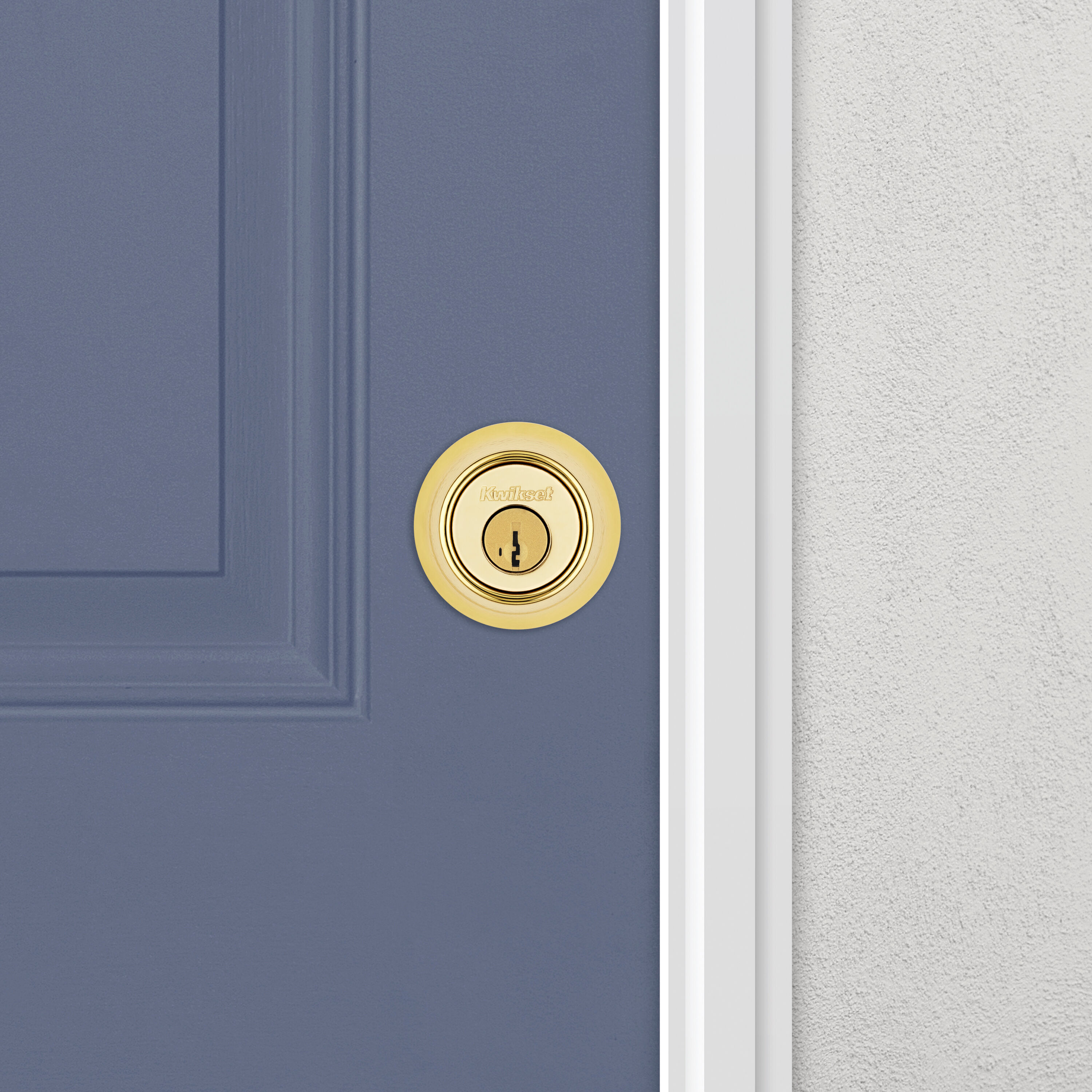 Polished Brass Double Cylinder Deadbolt with SmartKey