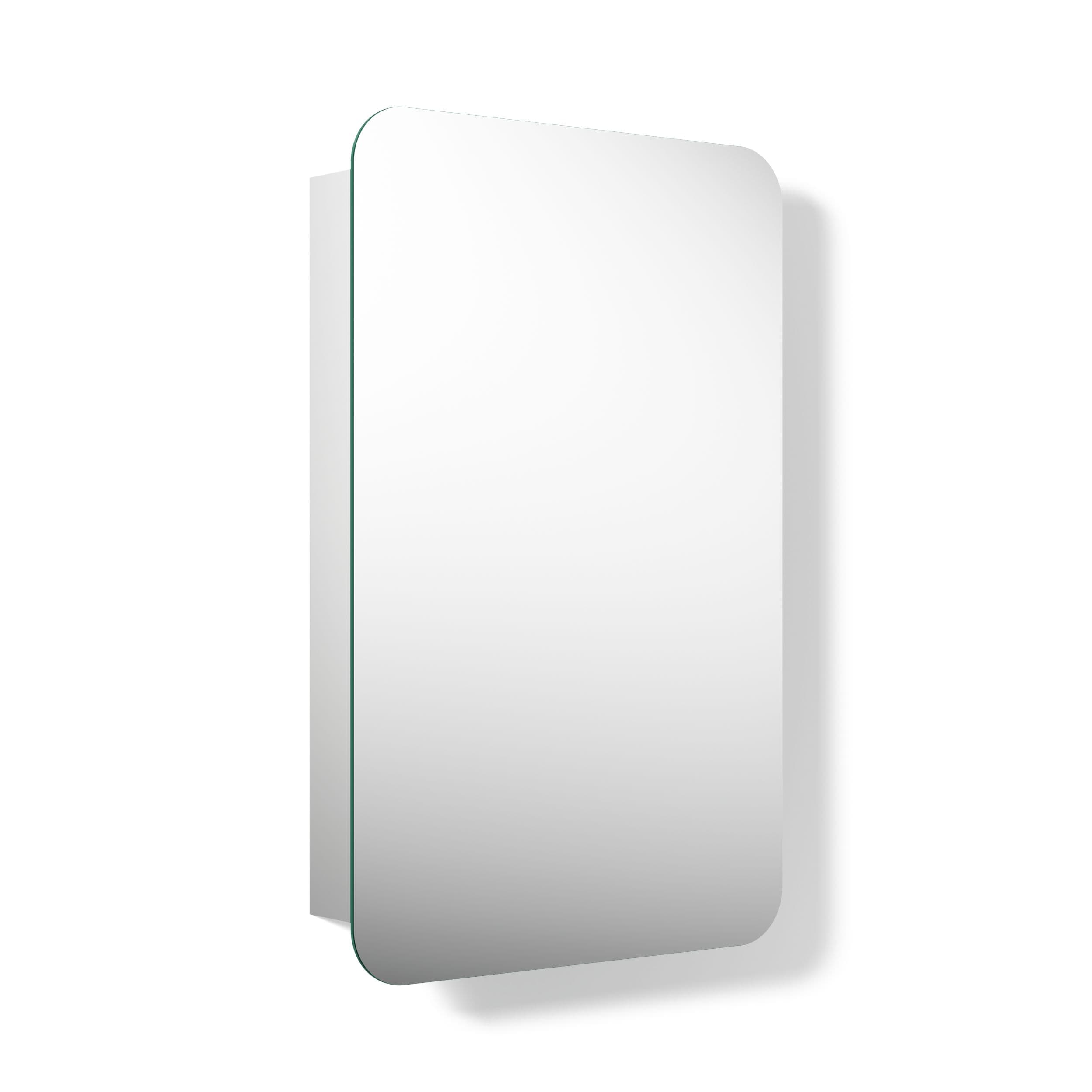 KOHLER - Verdera 22-in x 34-in Surface/Recessed Mount Aluminum Mirrored Rectangle Soft Close Medi...