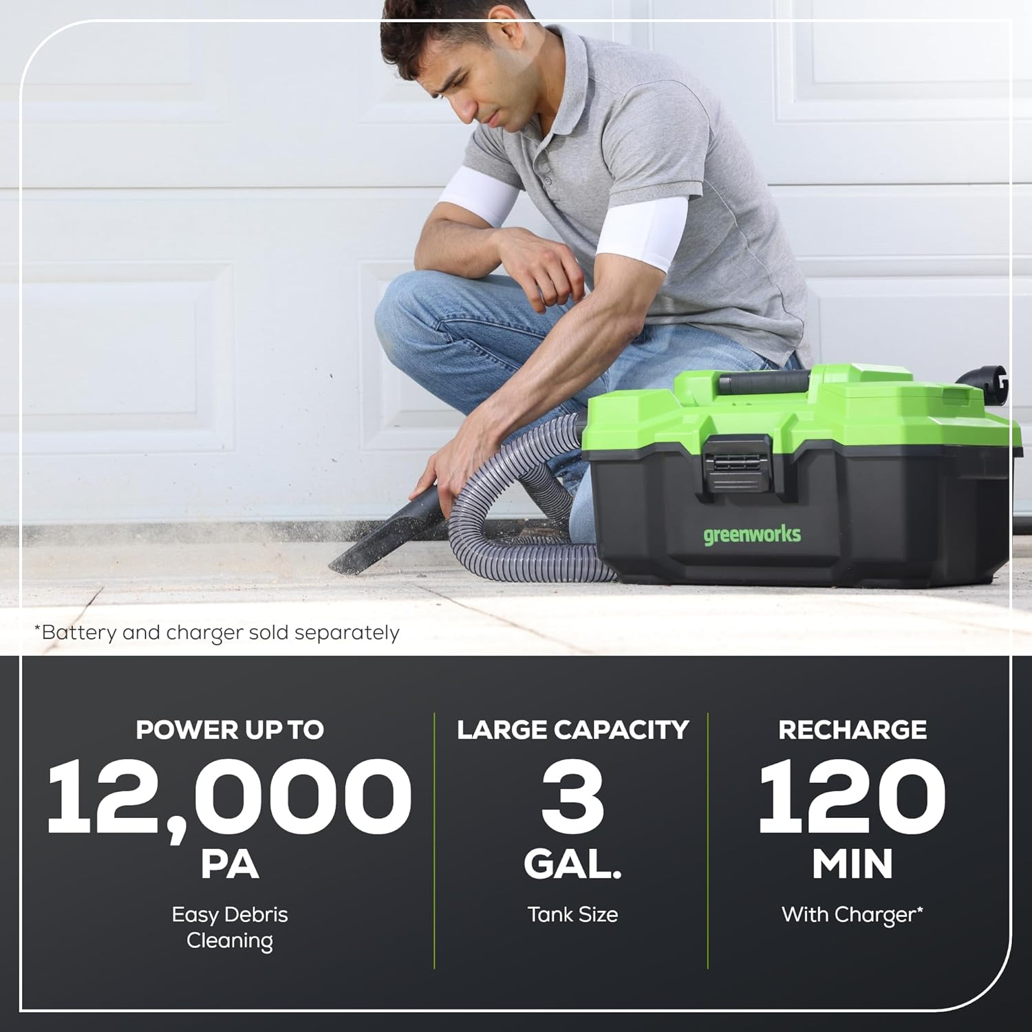 Greenworks VUG402 Canister-Vacuums - View #3