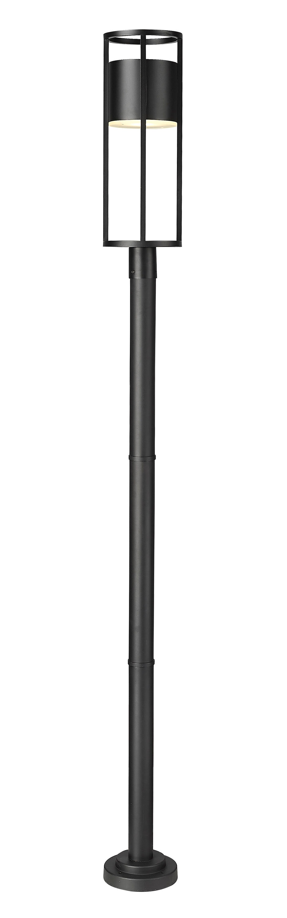 Z-Lite 517PHB-567P-BK-LED Complete-Post-Lights - View #4