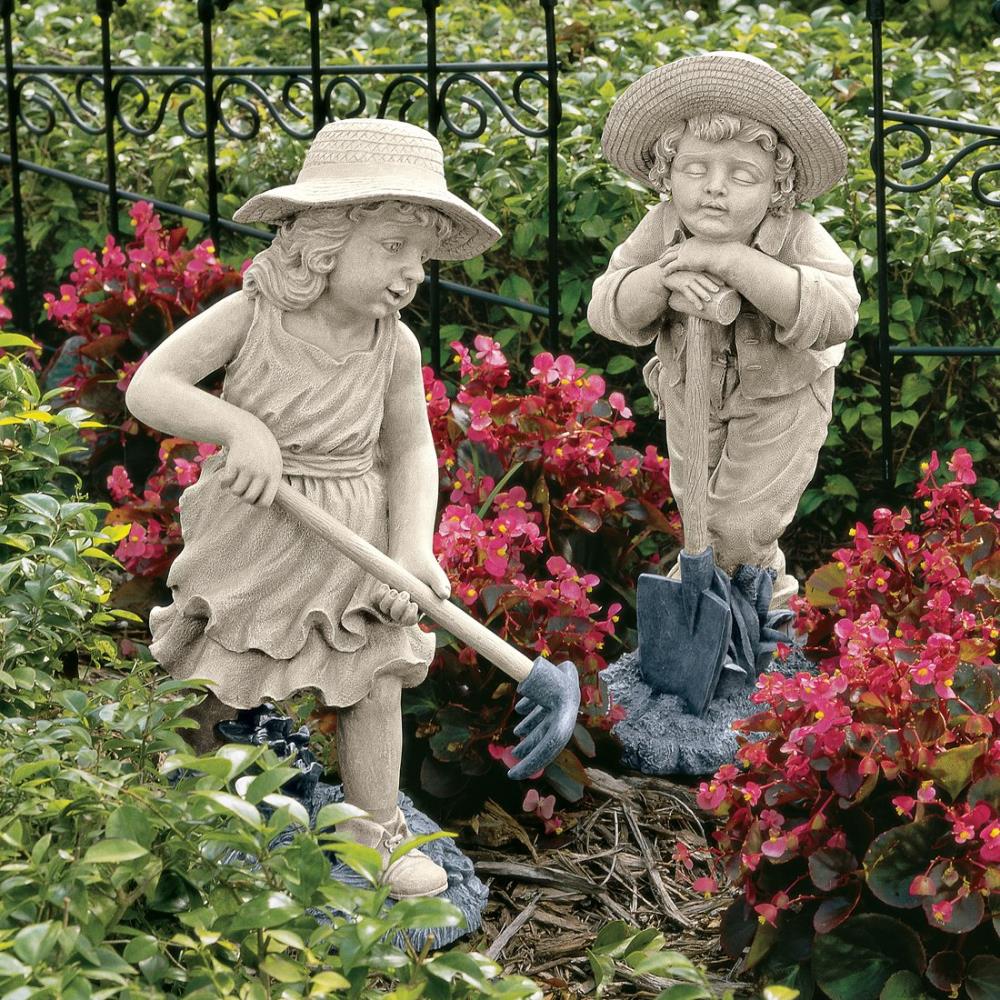 Faith Garden Decoration Statue Garden Outdoor Decoration DIY Resin Ornaments 