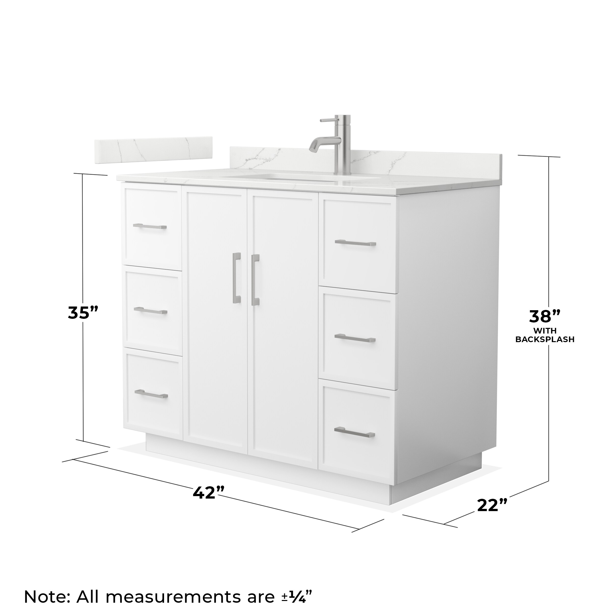 Wyndham Collection WCH747442SWHGTUNSMXX Bath-Vanity-Combo - View #4