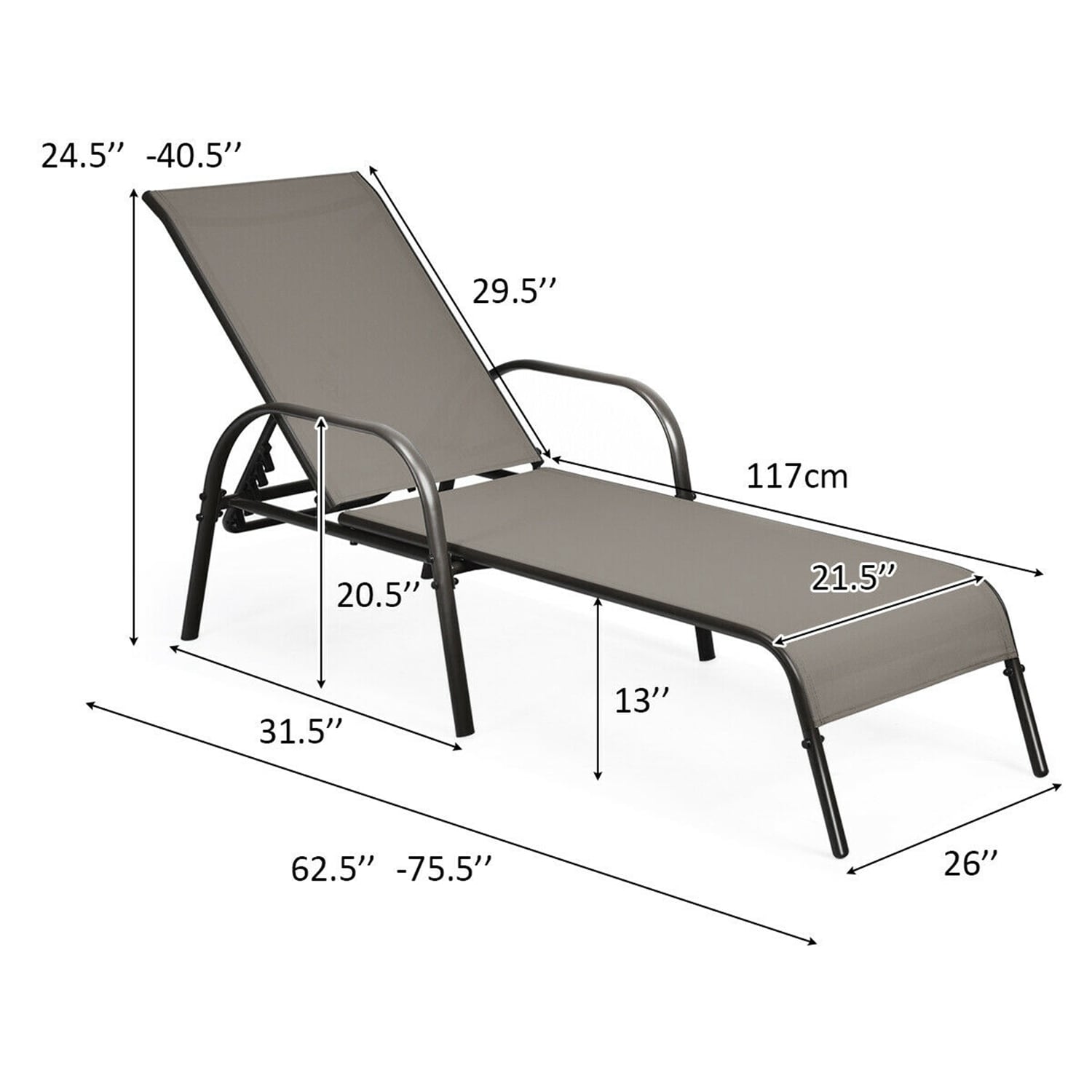 Forclover CBM-399BK Patio-Chairs - View #7