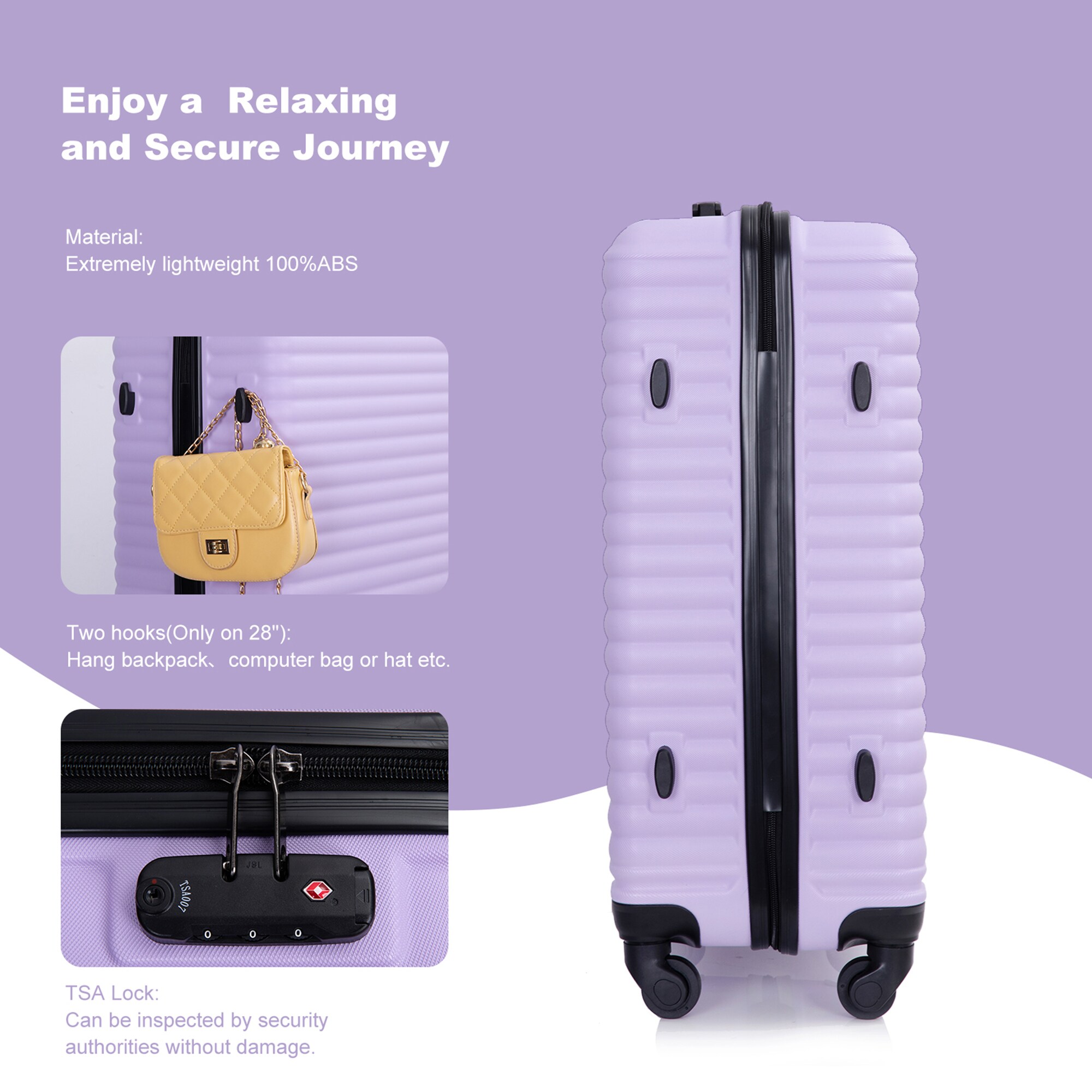 SINOFURN SYD9400013LP Luggage-And-Luggage-Sets - View #2