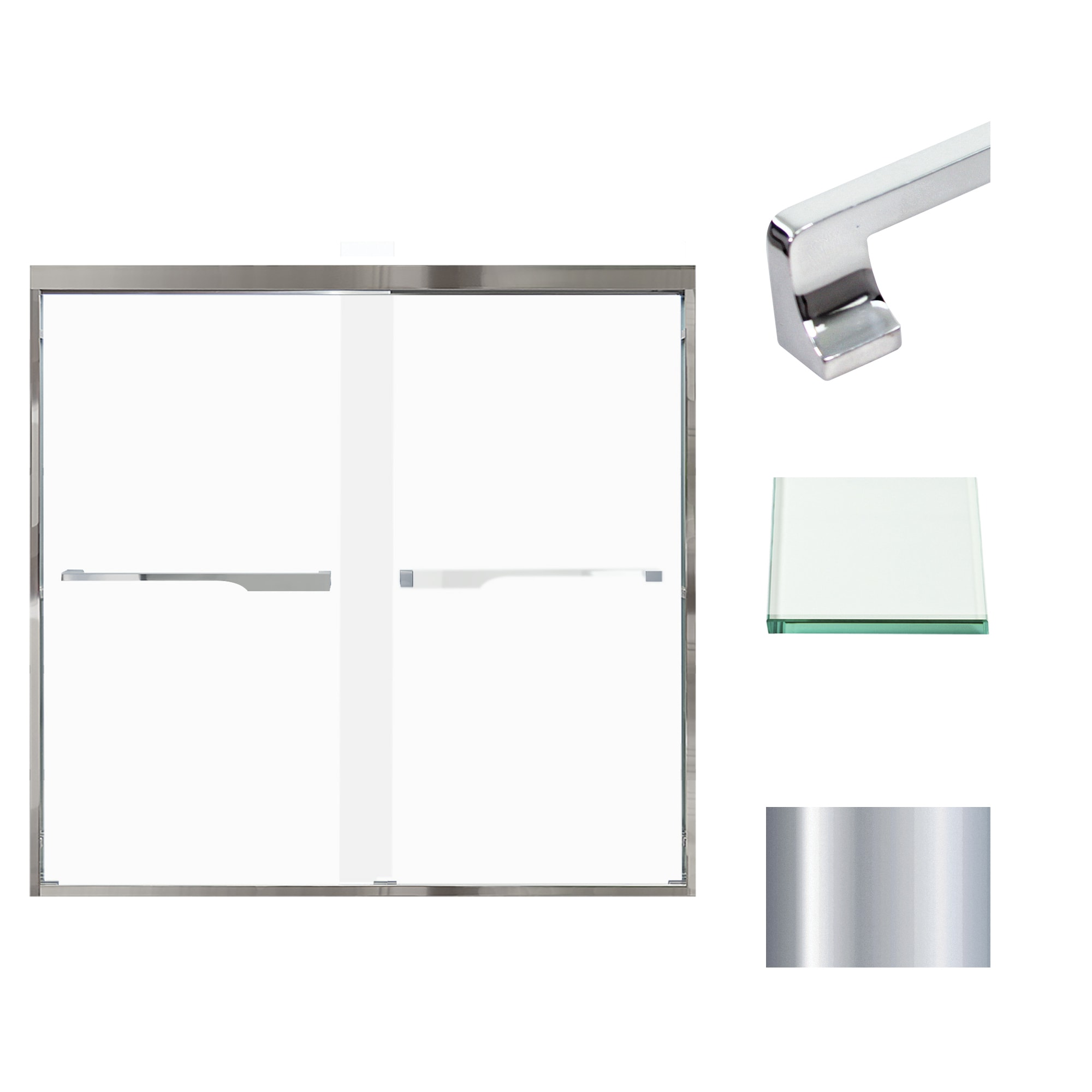 Transolid FBPT605808F-J-PC Shower-Doors - View #2