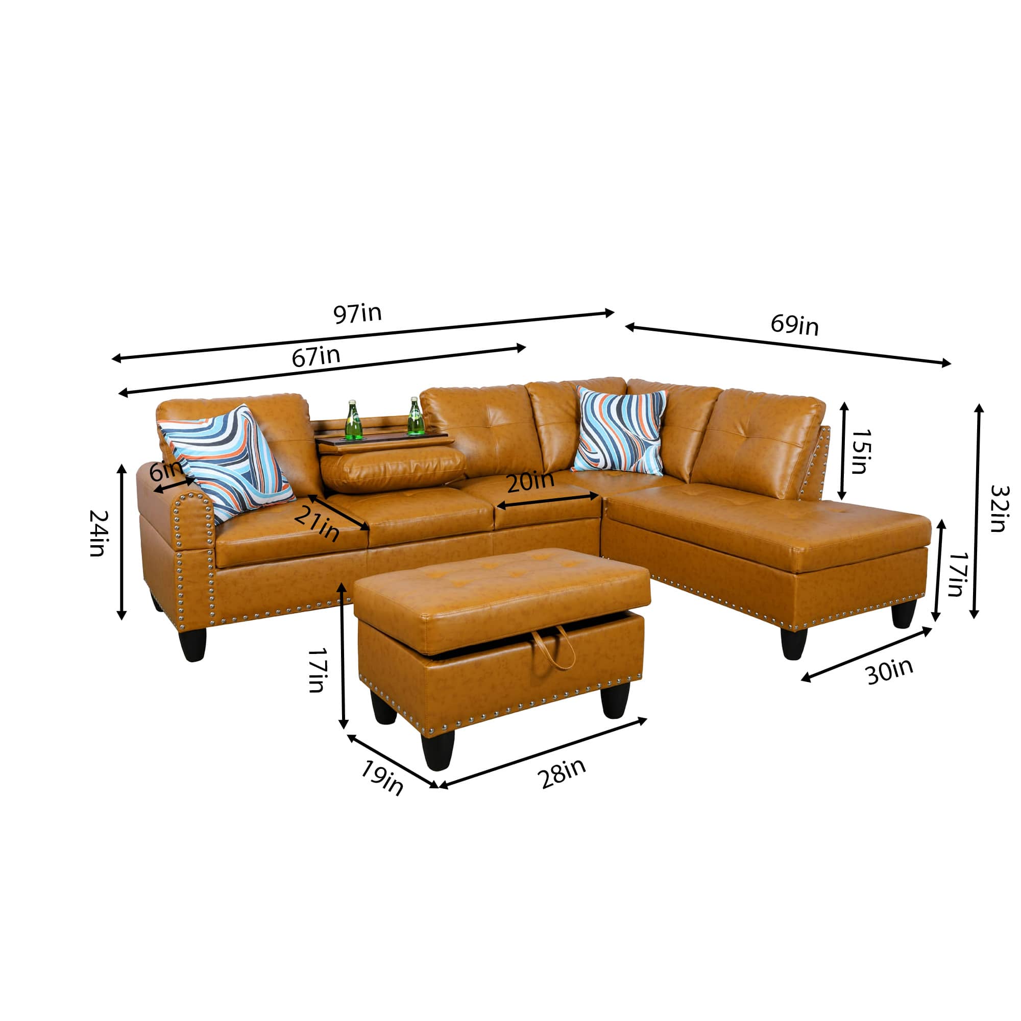Misty Moon FXLW0403-09920B Sofas-Loveseats - View #6