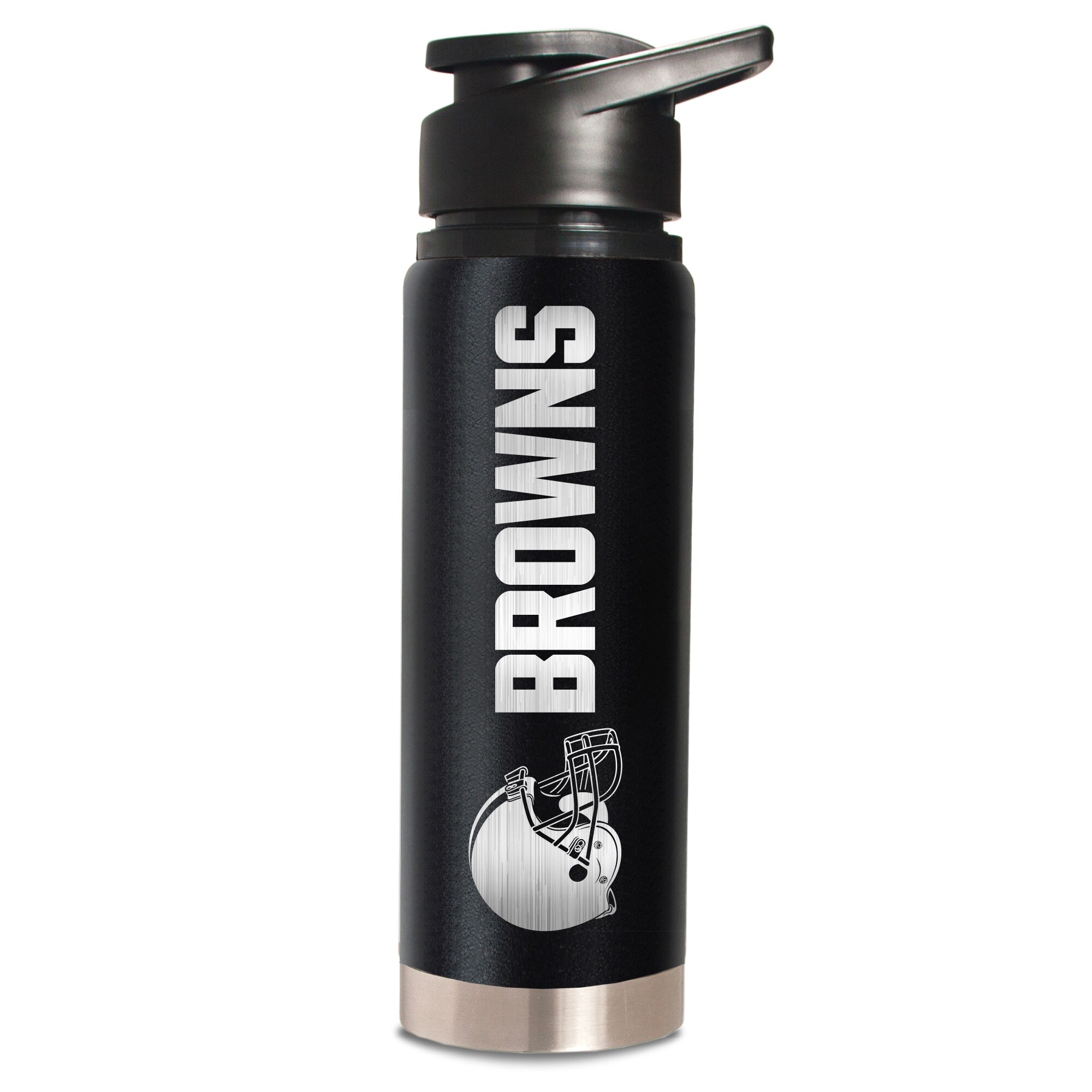 CLEVELAND BROWNS SS STAINLESS STEEL DOUBLE WALL INSULATED THERMO WATER –  SPORTS NATION
