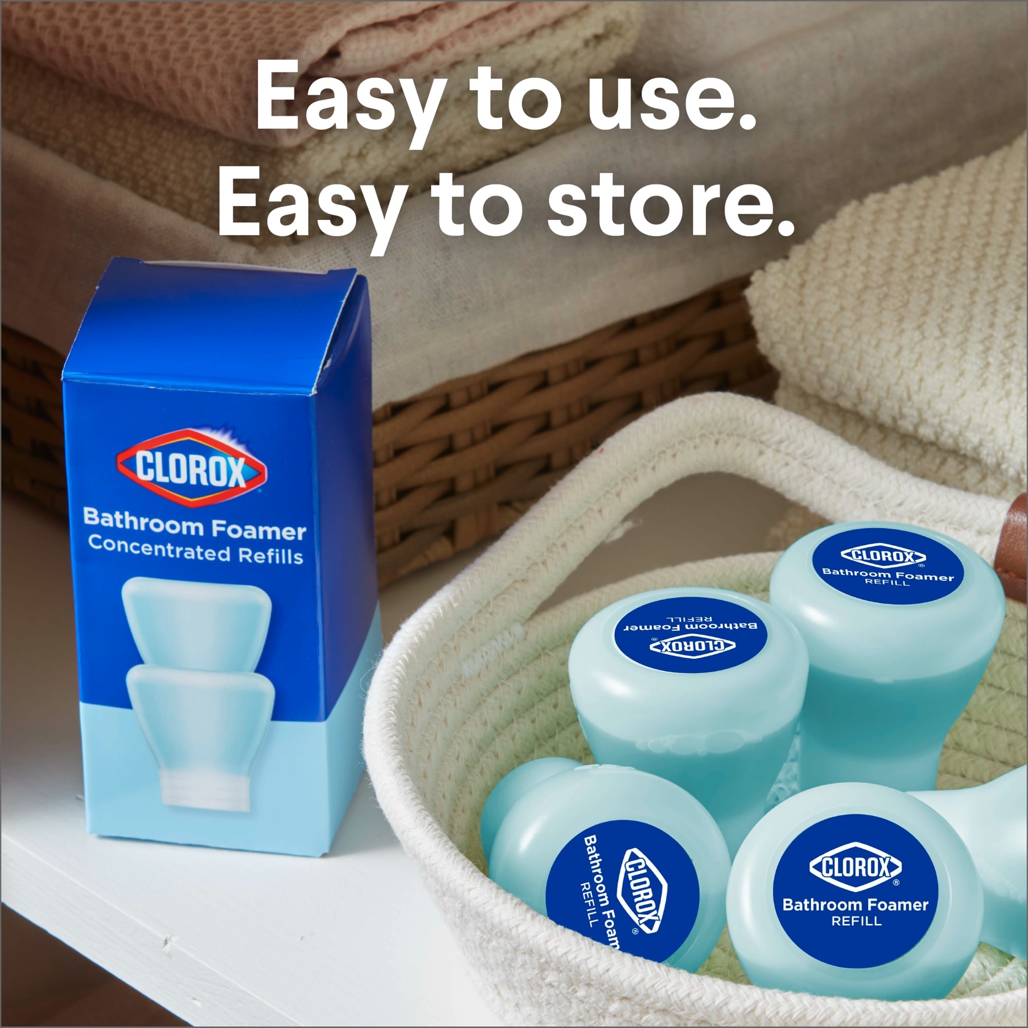 Clorox® Bathroom Foamer Refillable Cleaner Starter Kit