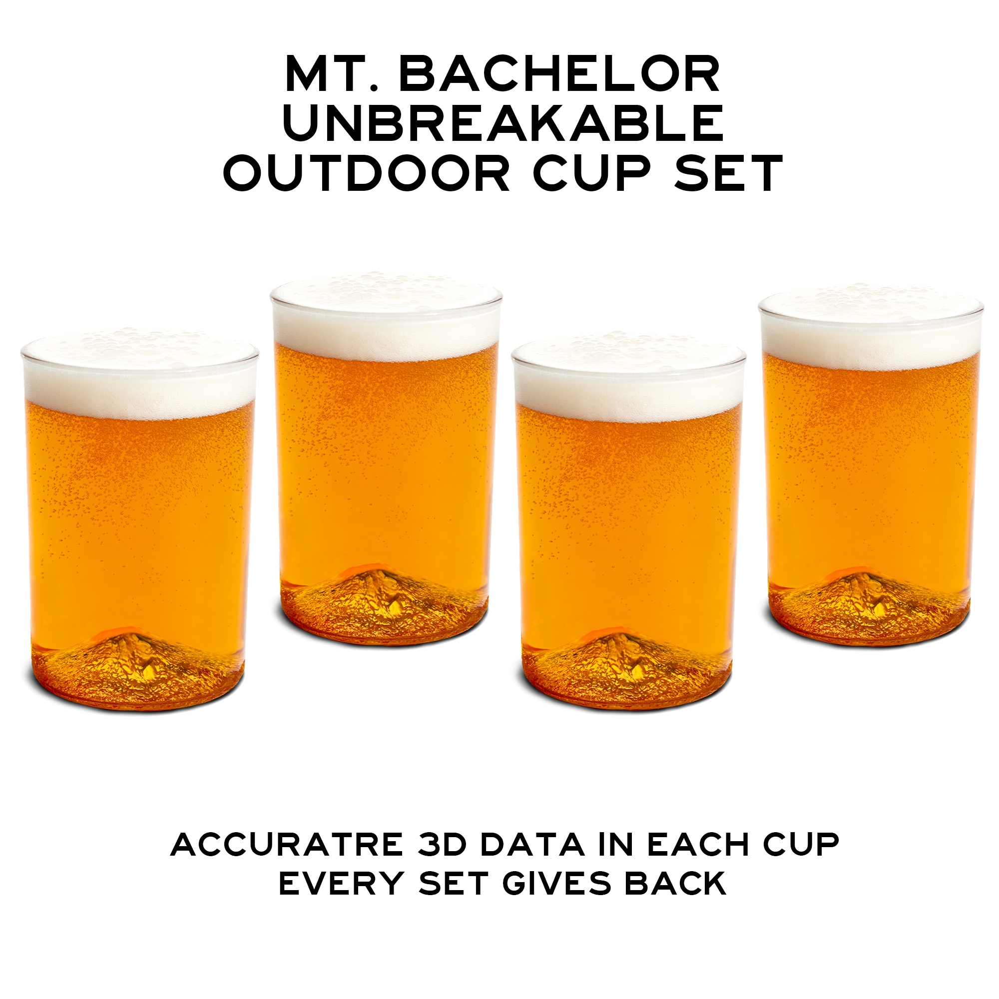 North Drinkware 12 -fl oz Plastic Tumbler set - Clear 4 -Pack