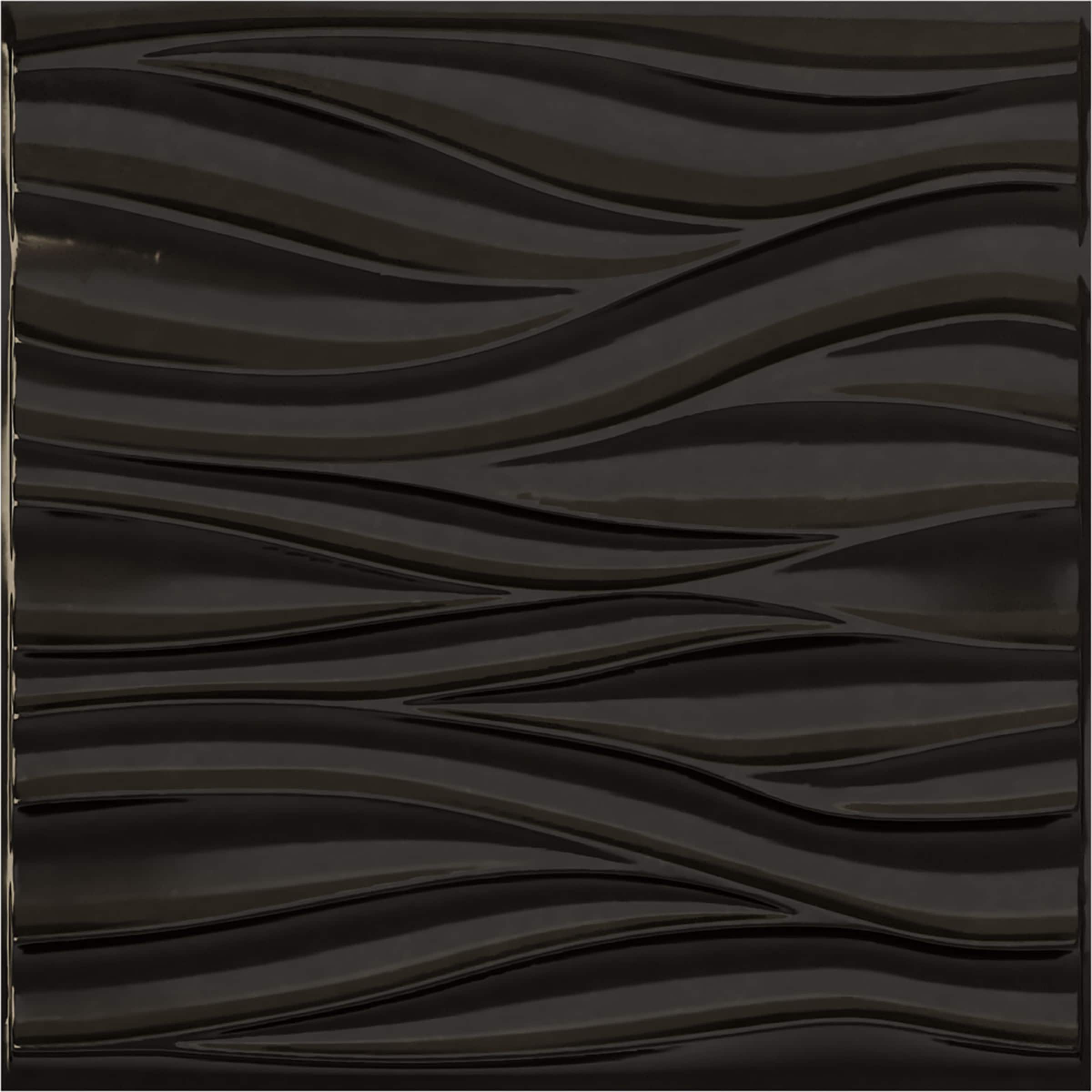 Ekena Millwork WP20X20RPECA 19-5/8-in x 19-5/8-in Embossed Universal Metallic Carbon Mist PVC Wall Panel
