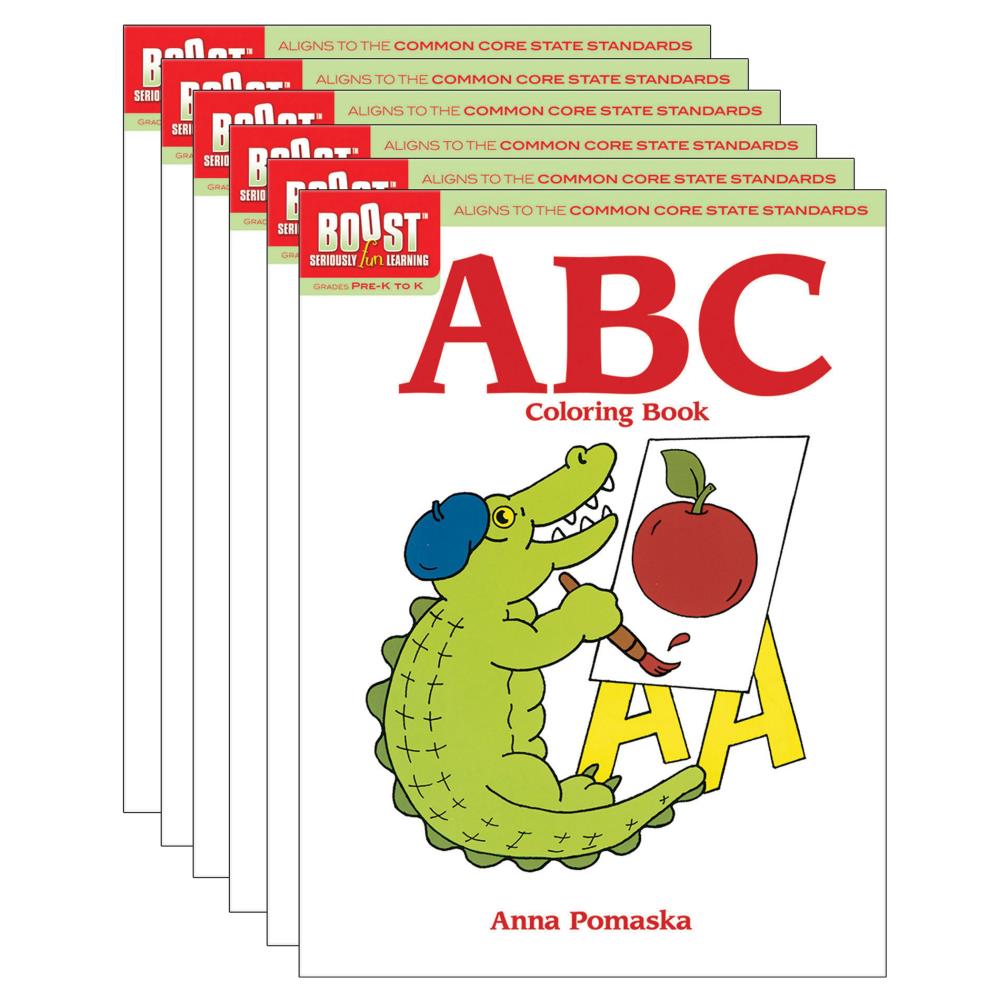 Dover Publications DP-493962-6 Boost Abc Coloring Book Activity Book