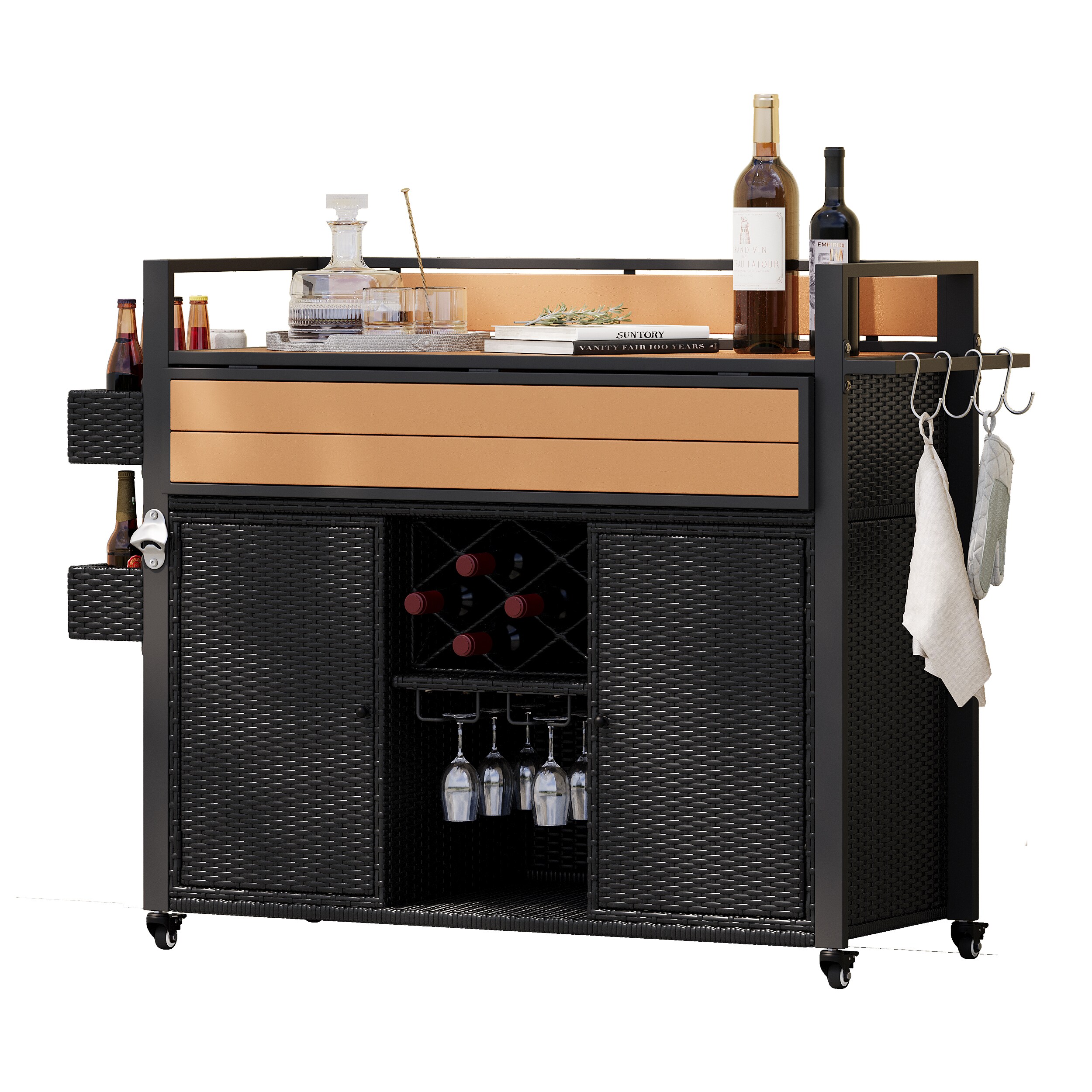 ModernLuxe N707P233747B Outdoor-Carts - View #11