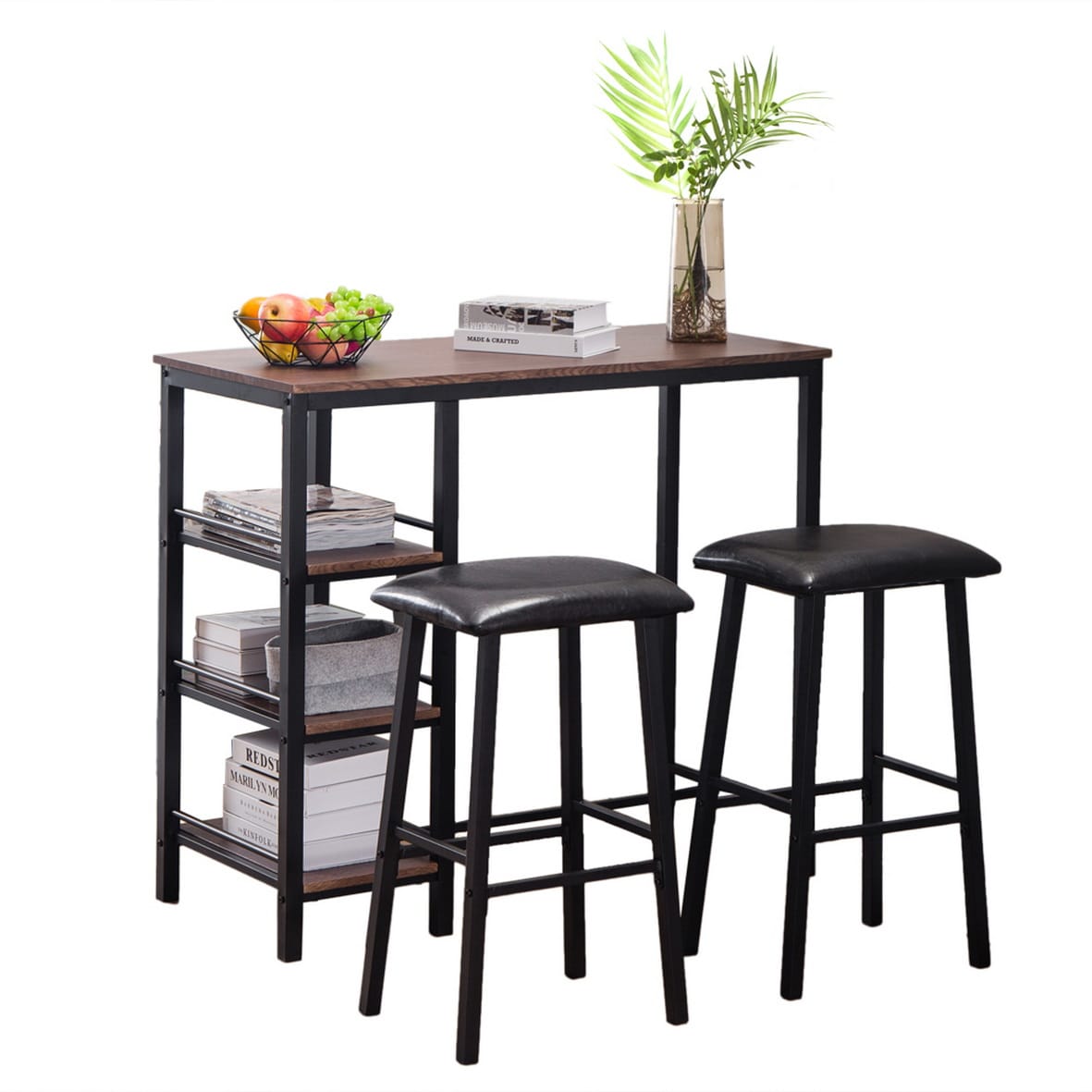 Winado 303868585703 Brown Contemporary/Modern Dining Room Set with Rectangular Table (Seats 330)