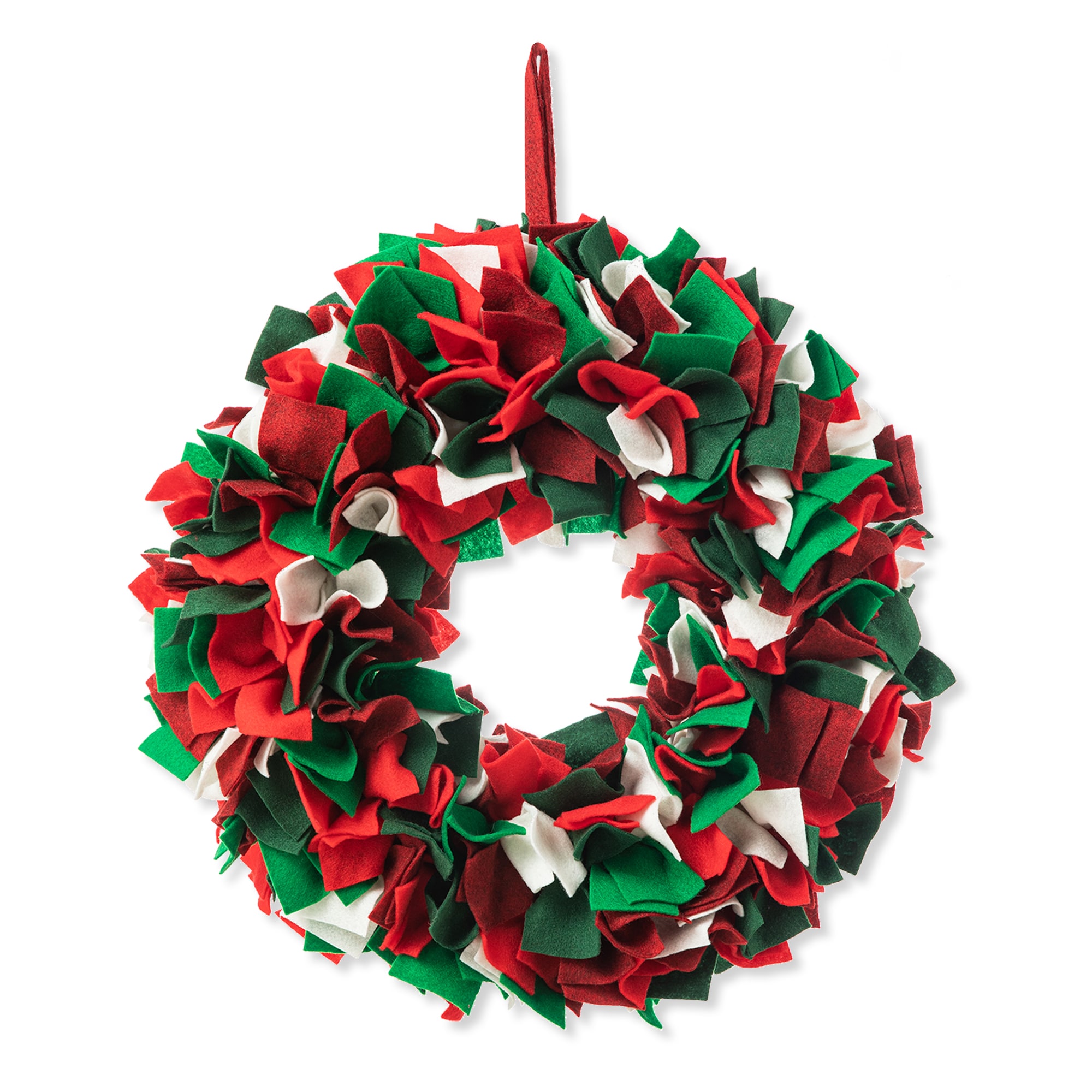 Glitzhome 2005400001 19.25-in Indoor Multiple colors/finishes Ornament Artificial Christmas Wreath