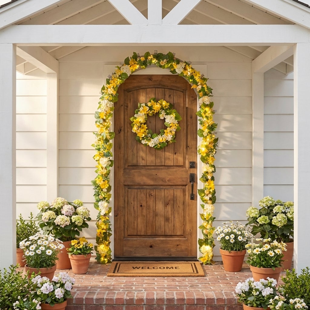 BrylaneHome 199099603534 Artificial-Christmas-Garland - View #4