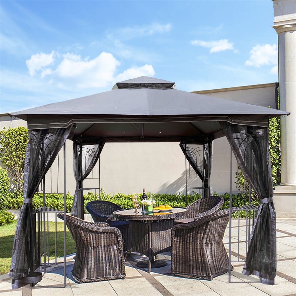 BABOOM BOM-S00025-OR Wood-Resin-Gazebos - View #2