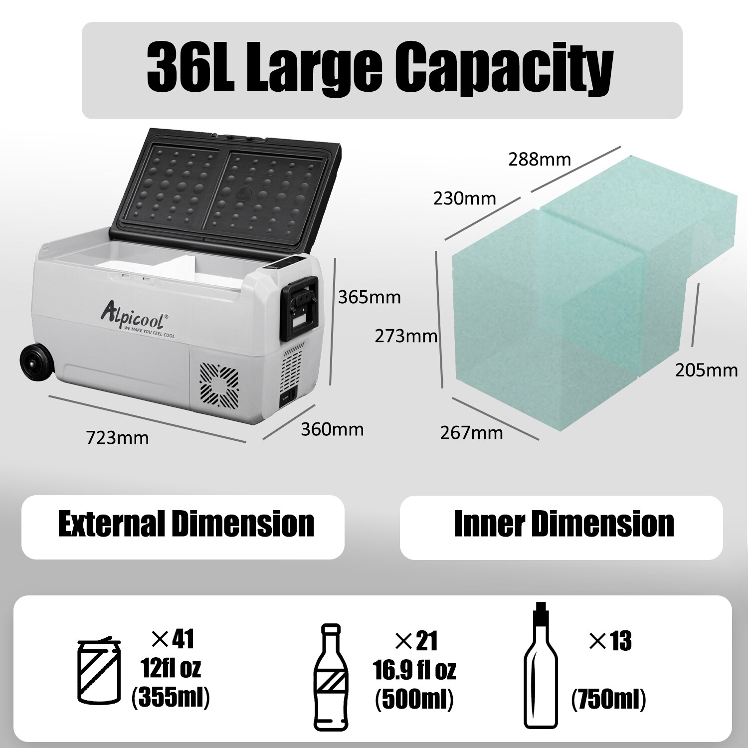 Alpicool T36 Portable-Coolers - View #6