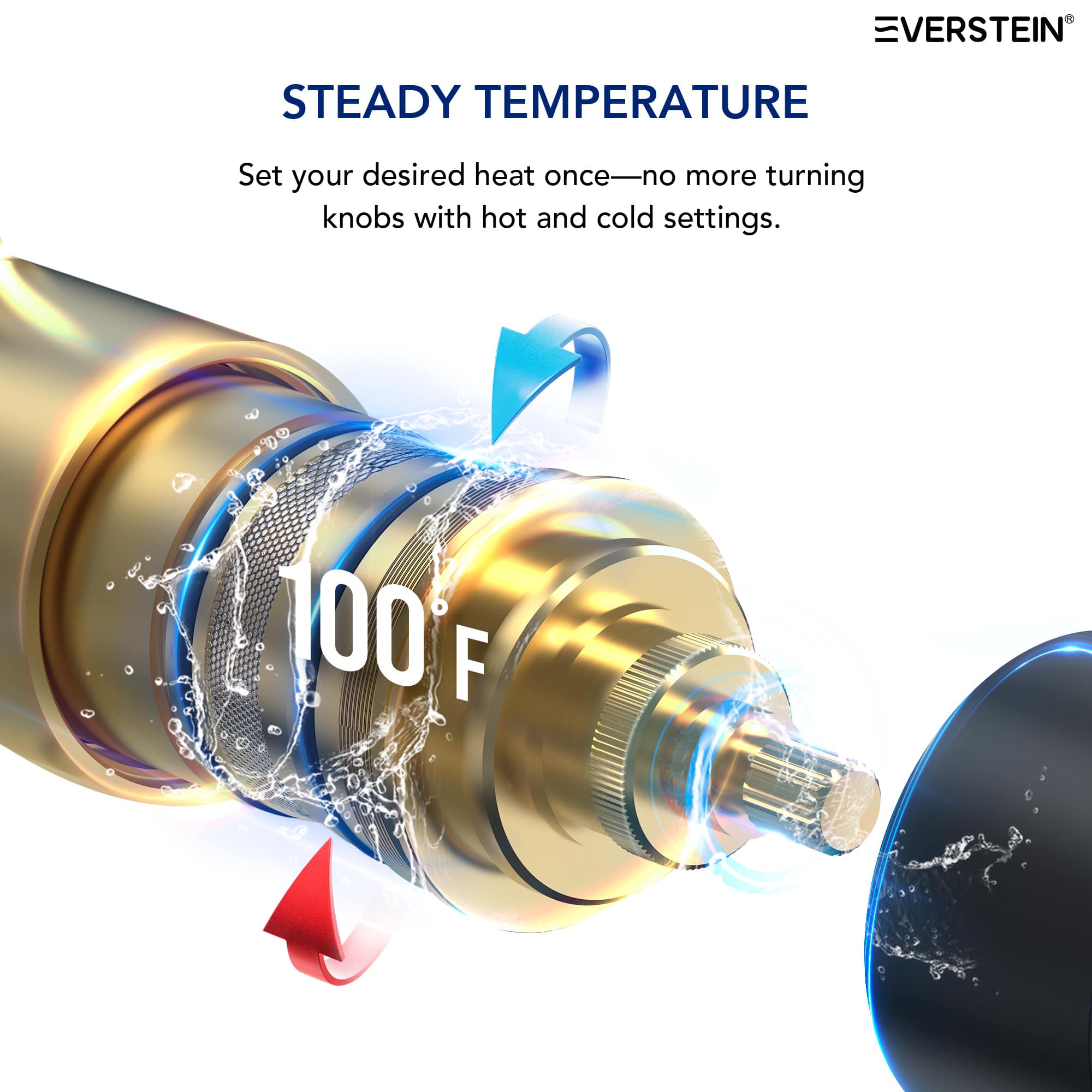 EVERSTEIN SFS-1138-BK Tub-Shower-Faucets - View #11