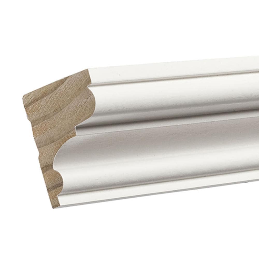 ReliaBilt 1-3/4-in X 8-ft Pine Primed Crown Moulding In The Crown ...