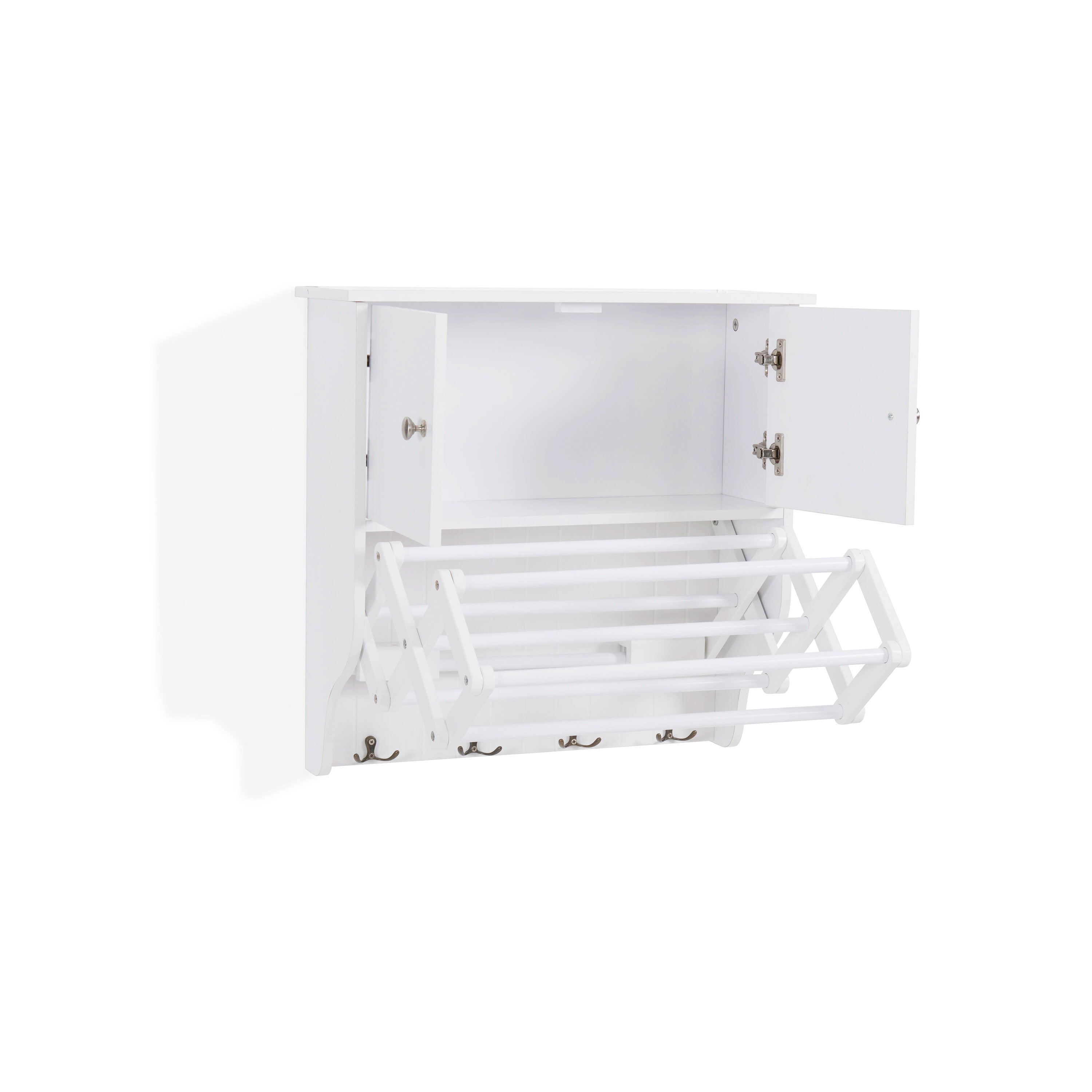 Danya B. 1-Tier 25.5-in Mixed Material Drying Rack in the Clotheslines & Drying  Racks department at