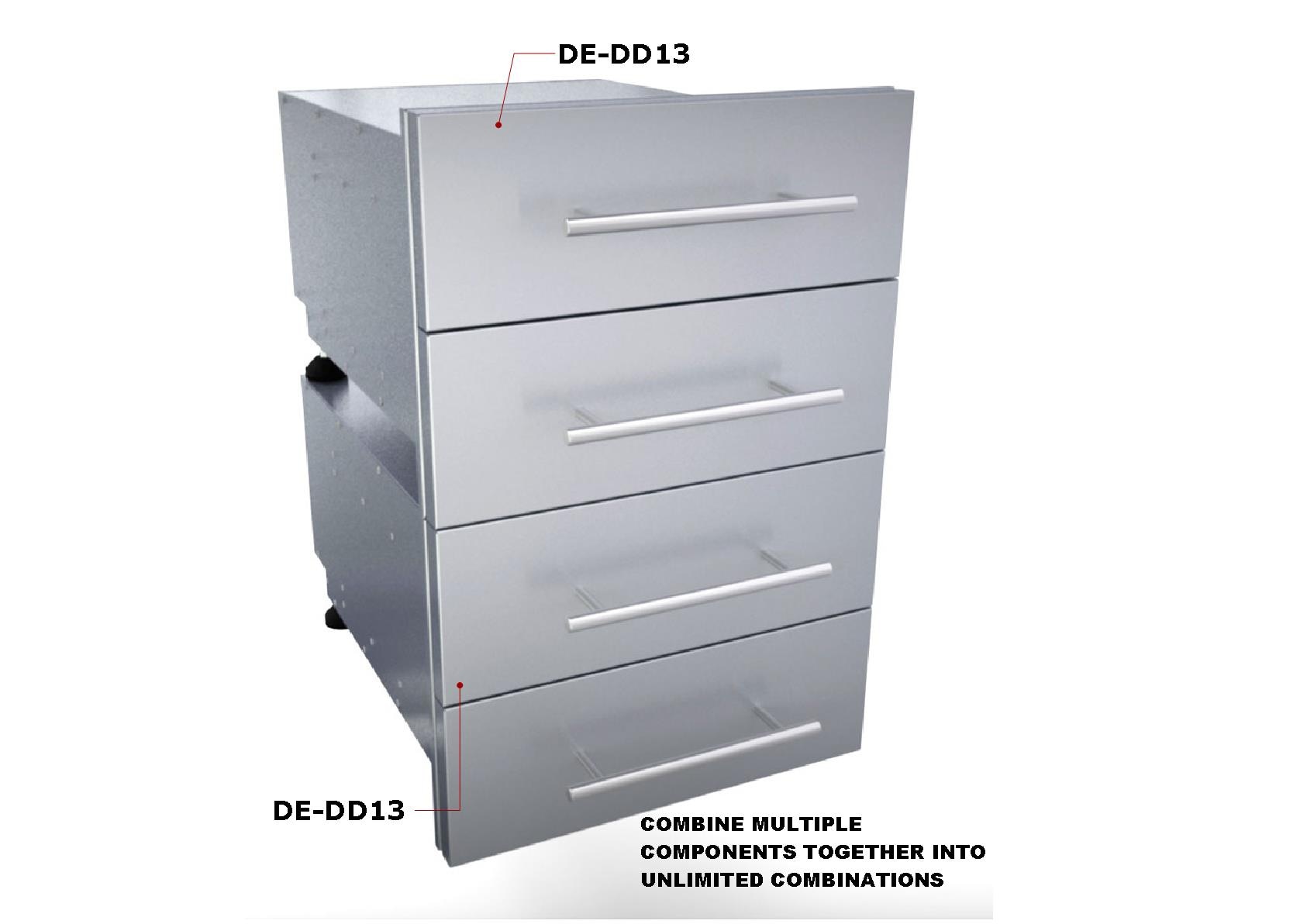 Sunstone DE-DD13 Builtin-Grill-Cabinet-Parts - View #5