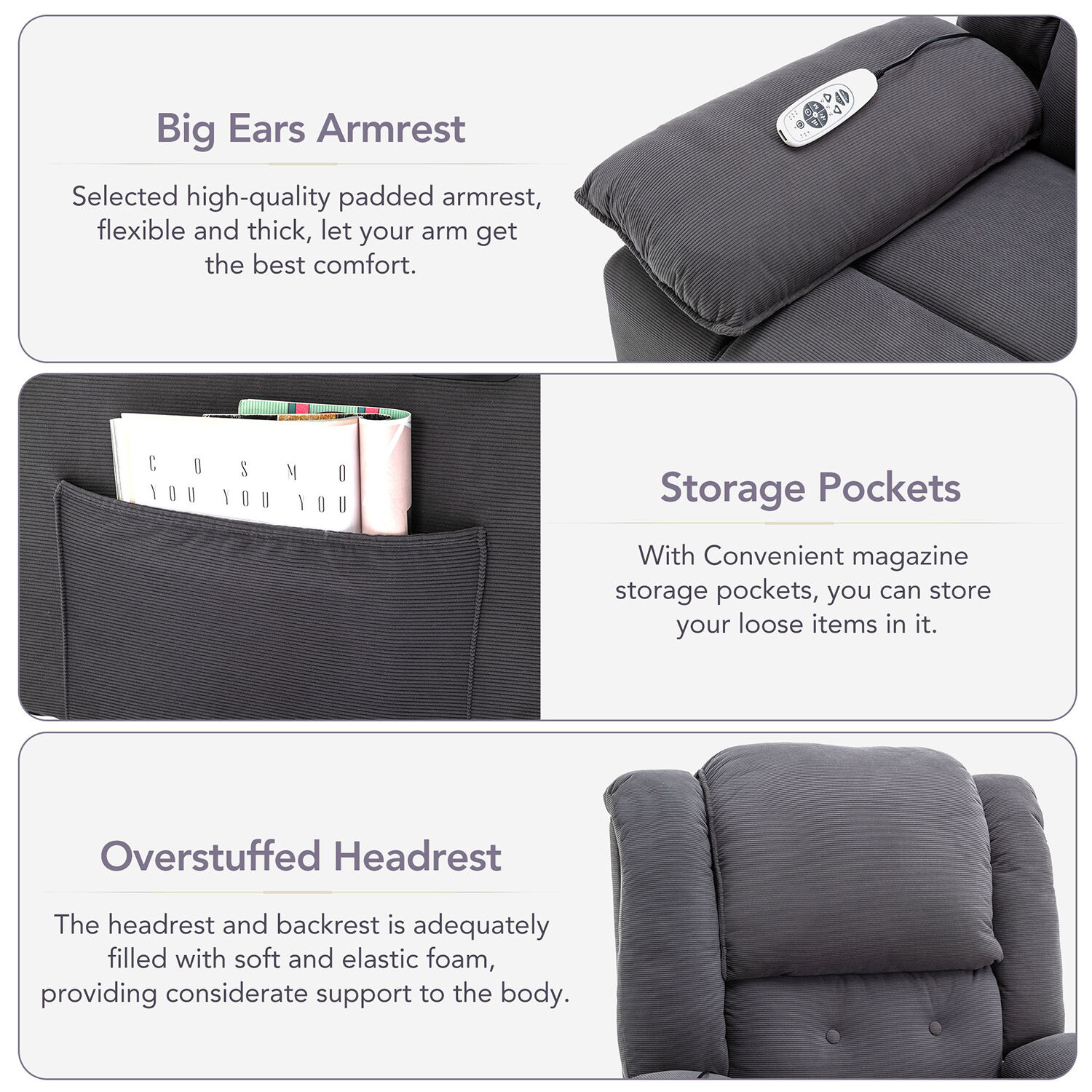 GZMR GZ-OR3150E recliners - View #7