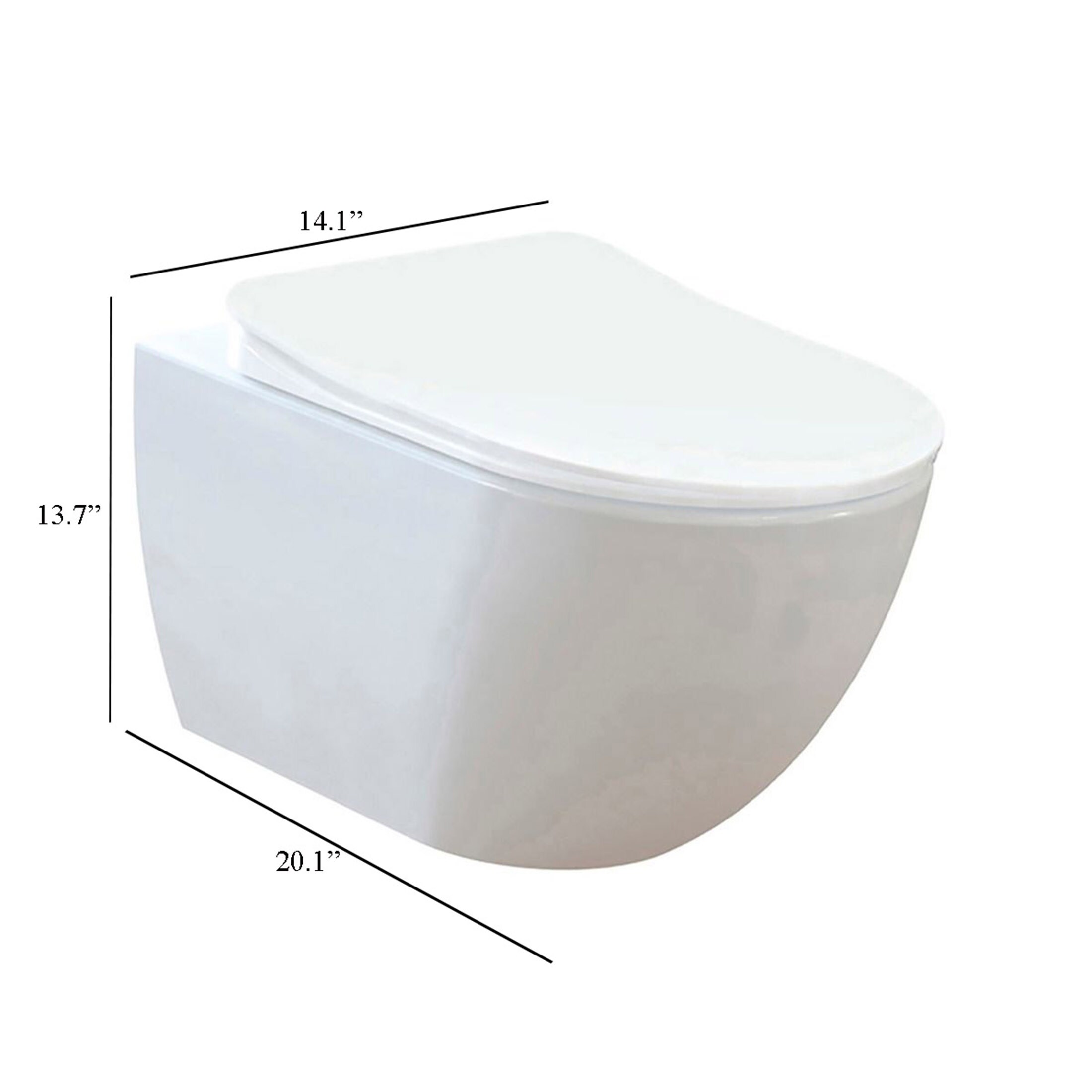 WS Bath Collections FREE FE320+0903 WG toilets - View #3