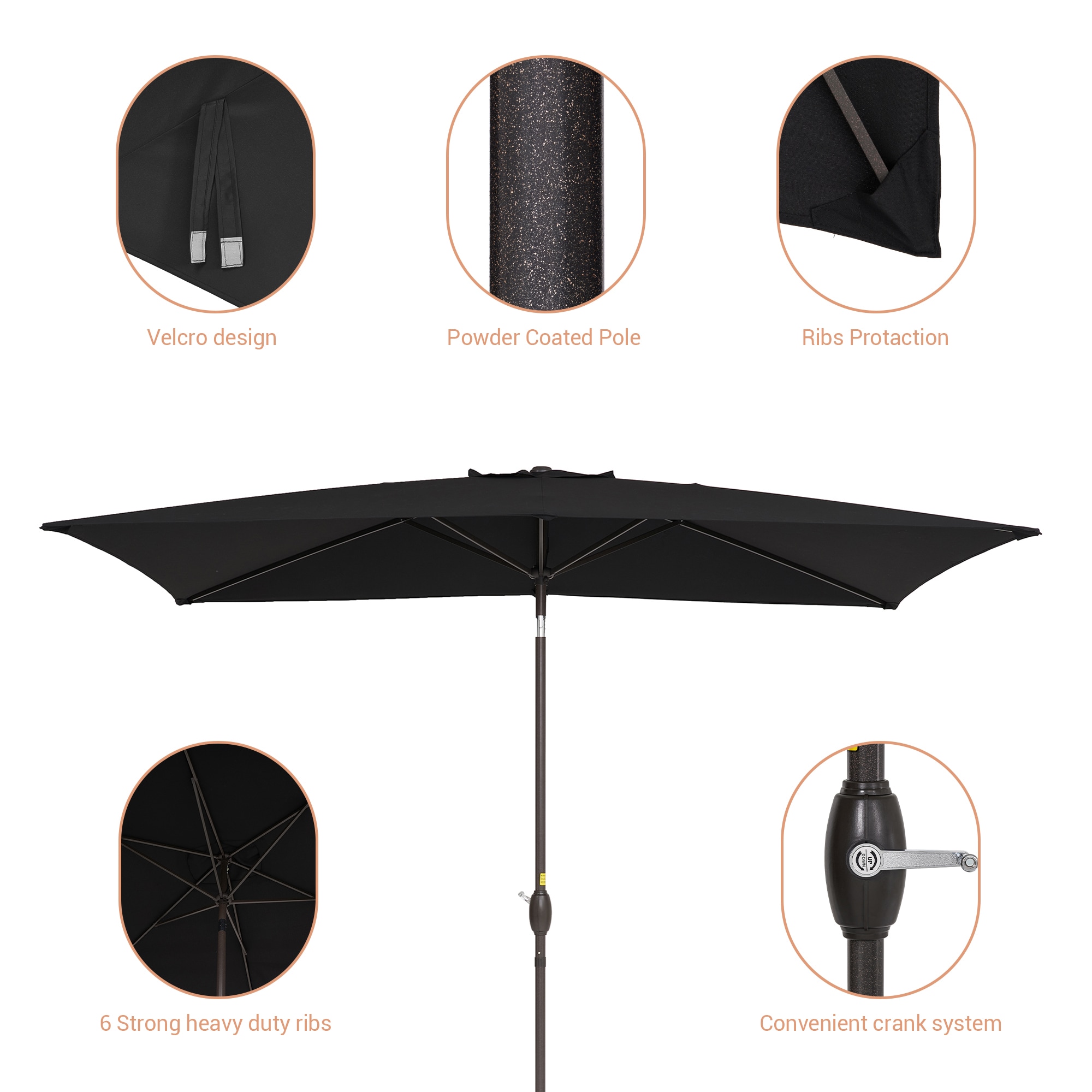 ACEGOSES LW-R16BK Umbrellas-2 - View #6