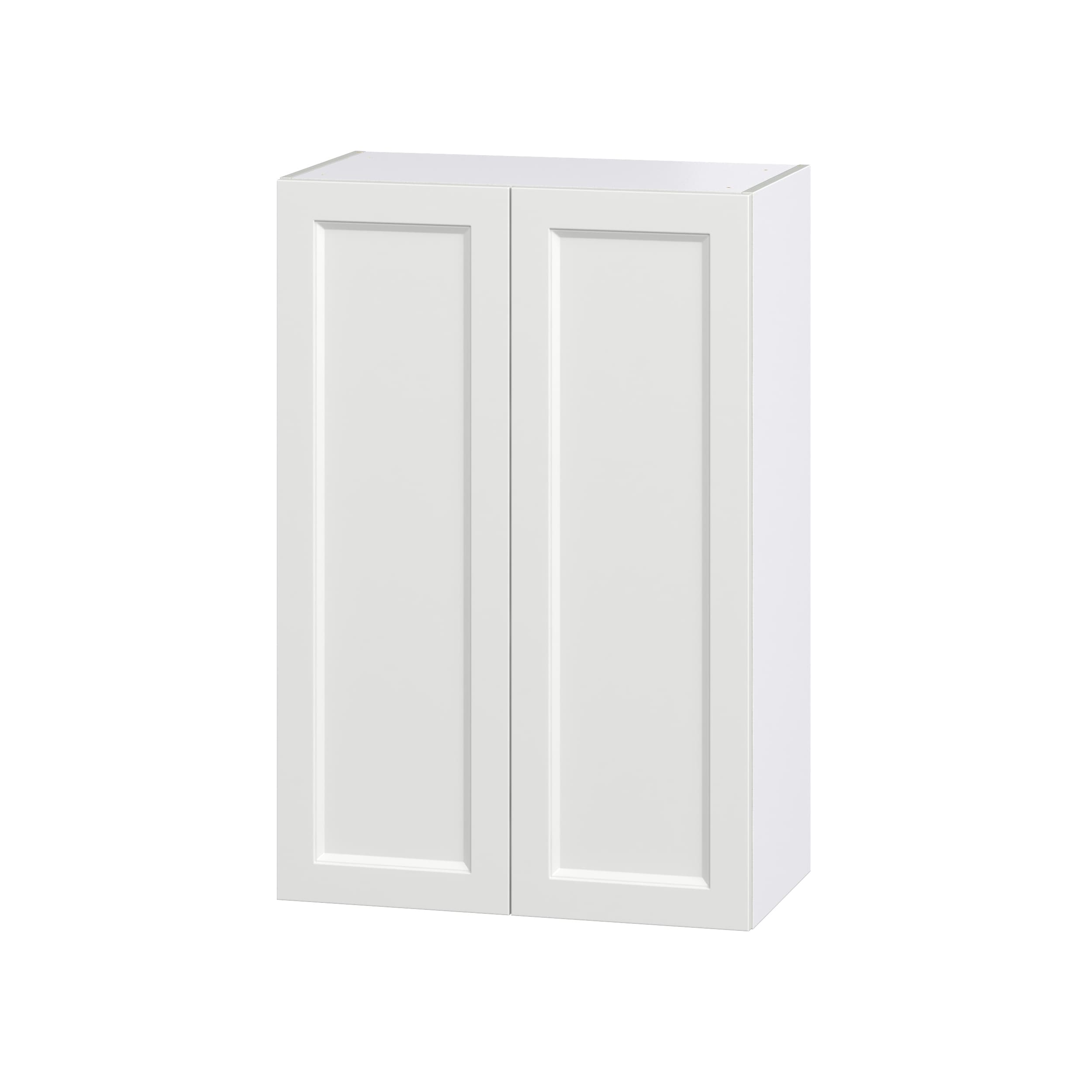 Hugo&Borg DSW2740-RI Riviera 27-in W x 40-in H x 14-in D Bright White Wall Fully assembled Cabinet (Recessed Panel Shaker)