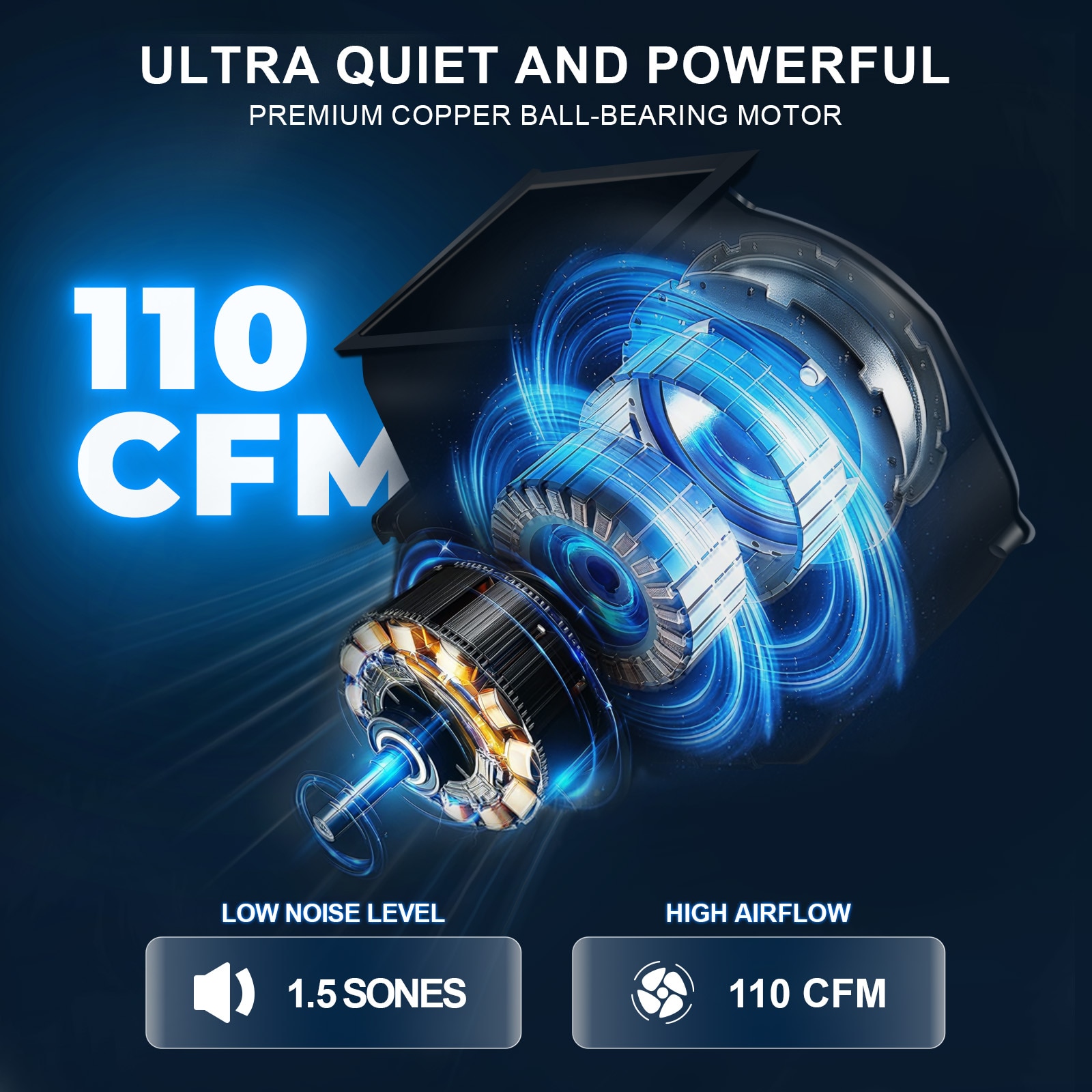 Akicon AKHR110-RGB1-B Bath-Fans - View #3