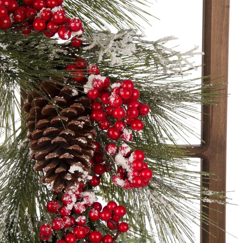 Glitzhome 1115203524 Artificial-Christmas-Wreaths - View #5