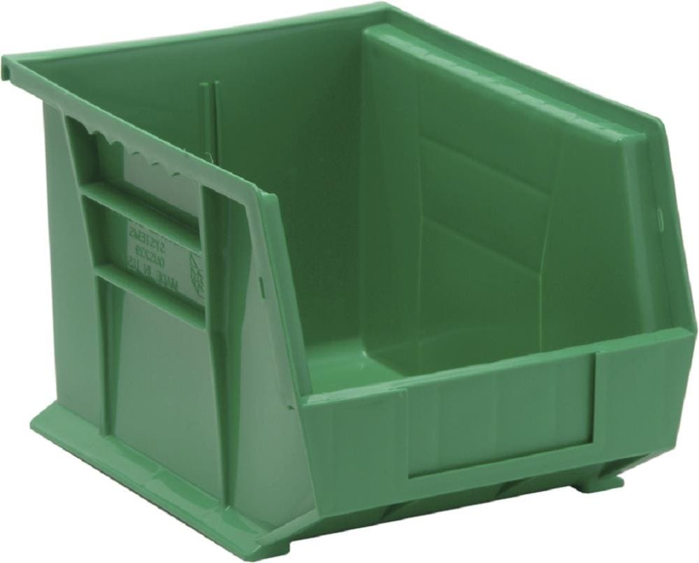 Quantum Storage Systems QUS239GN ULTRA ( 8.25-in W x 7-in H x 10.75-in D ) Green Polypropylene Stackable Bin