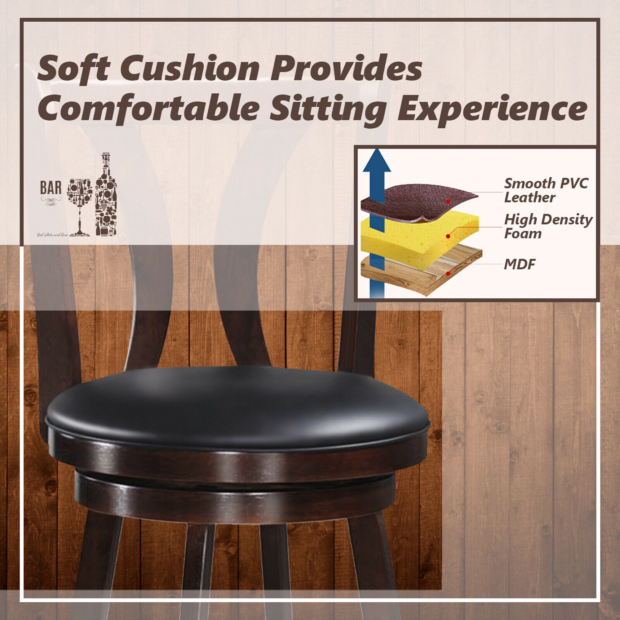 Costway SXL00135 stools - View #7