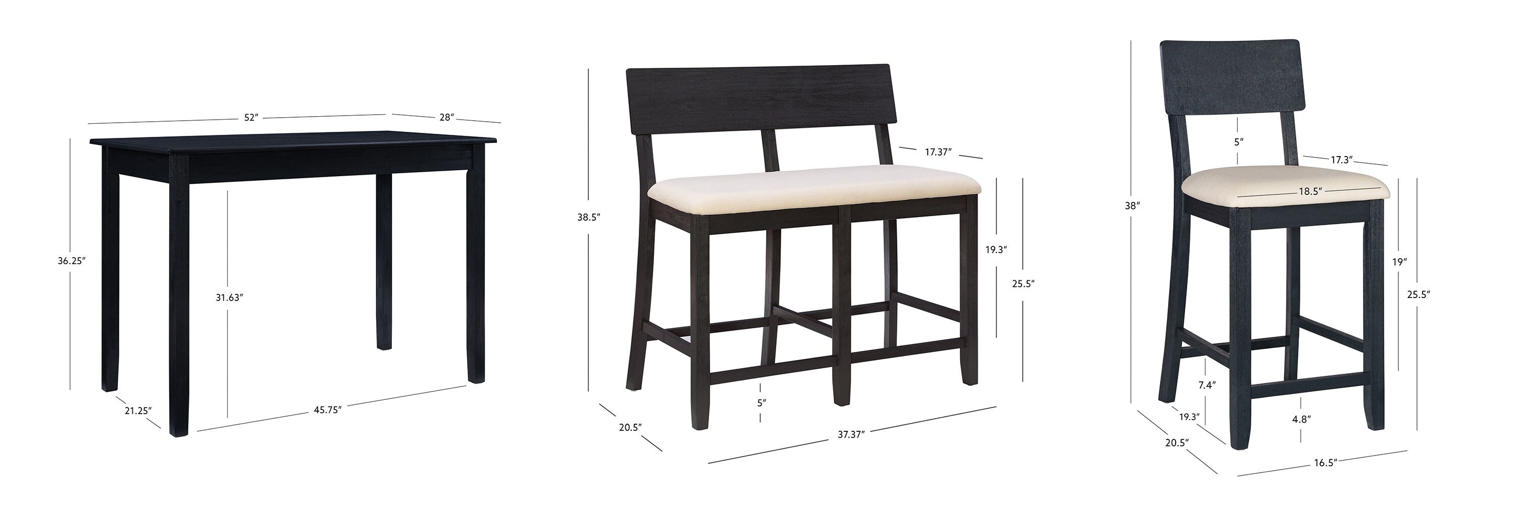 Linon LOWES2043 Dining-Sets - View #11