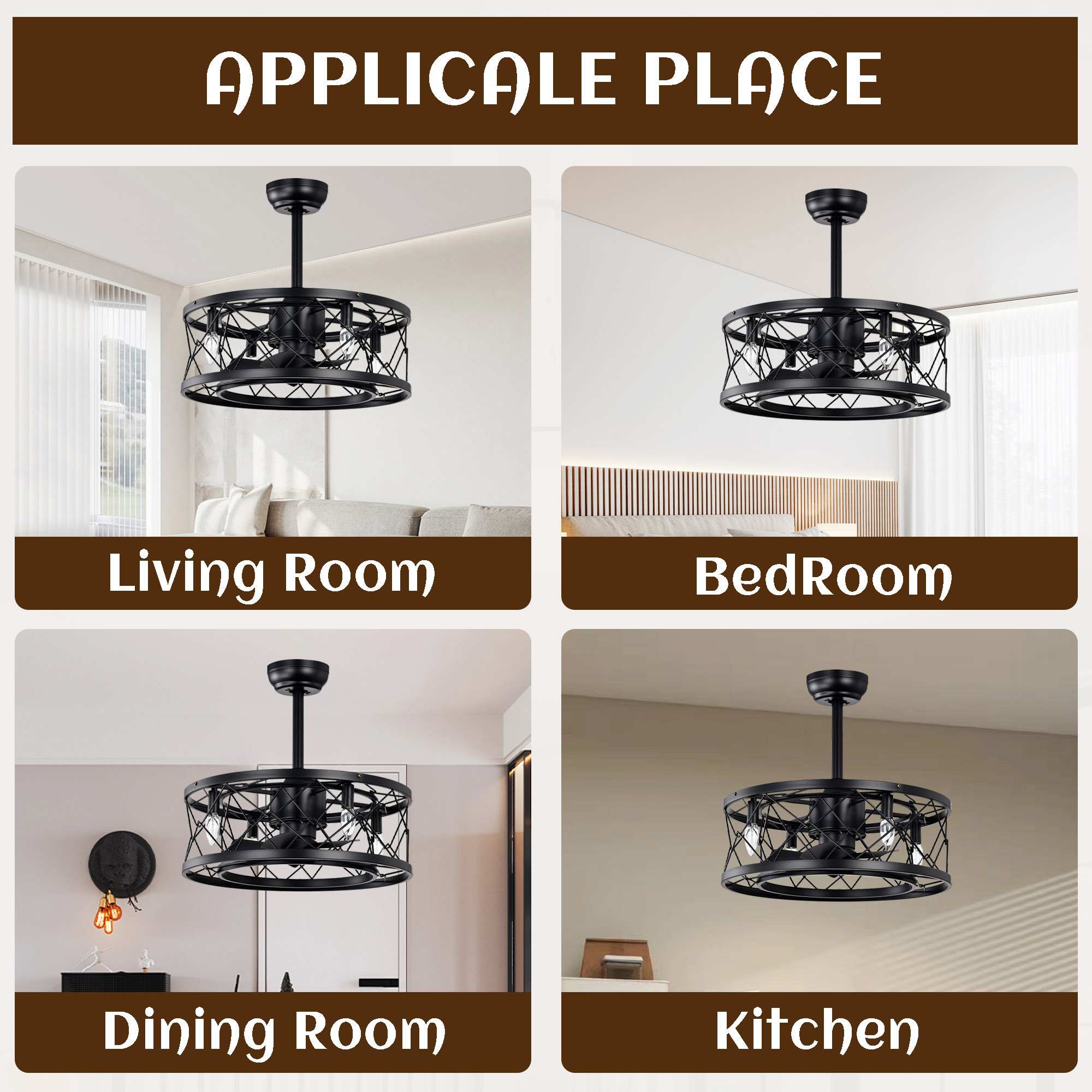 Sunrinx MG37-1-CF-19 Ceiling-Fans - View #4