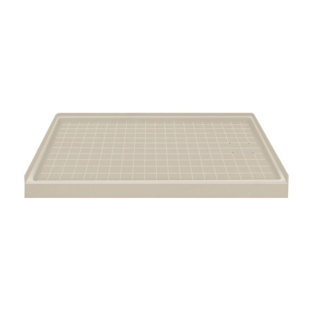 Transolid F6030R-14 30-in W x 60-in L with Right Drain Single Threshold Rectangle Shower Base (Sand)
