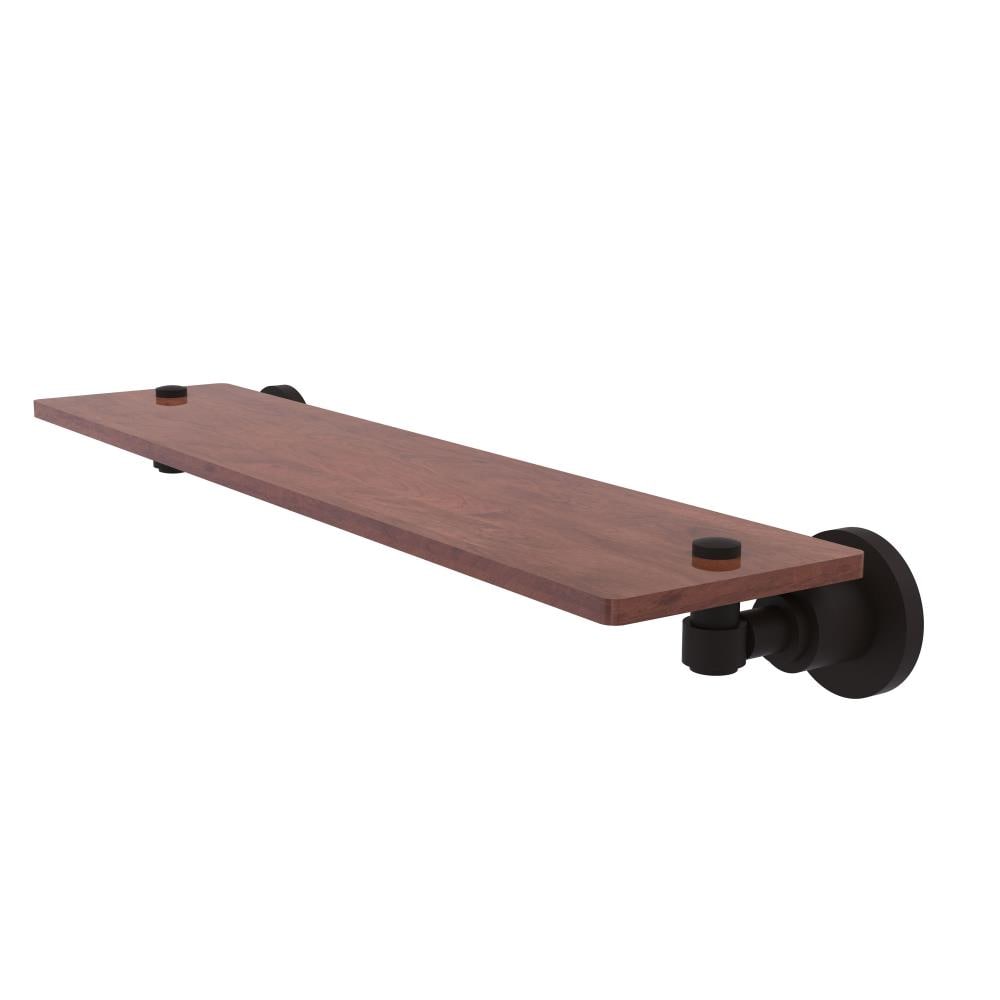 Allied Brass WS-1-22-IRW-ORB Washington Square Oil-rubbed Bronze Wall mount Bathroom Shelf ( 22-in x 2.5-in x 5-in )
