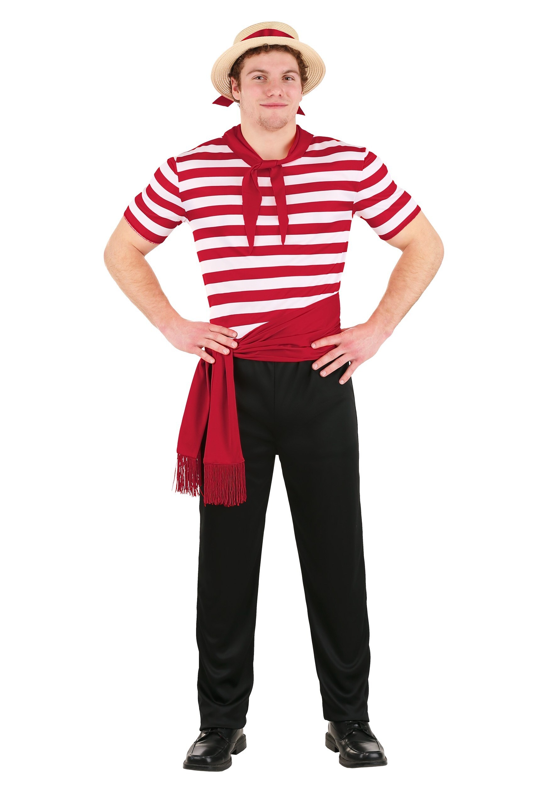 HalloweenCostumes FUN1148AD FUN Costumes Venice Gondolier Adult Costume Uniform Costumes X-Large