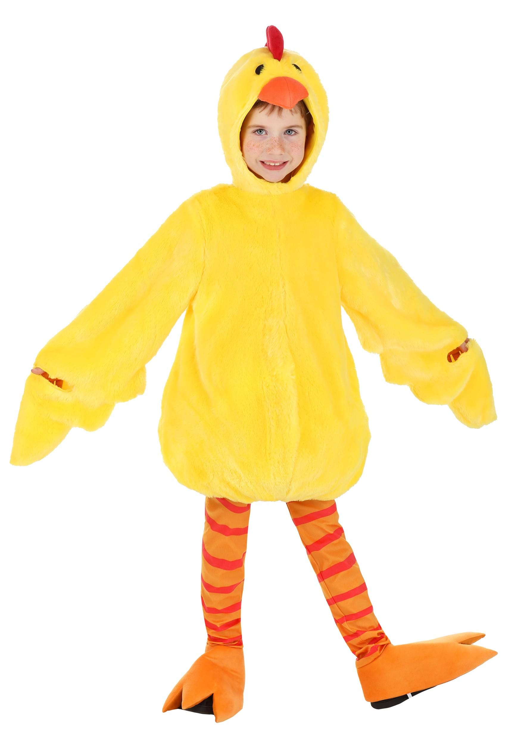 HalloweenCostumes - FUN Costumes Kid's Cozy Yellow Chicken Costume Animal Costumes Small