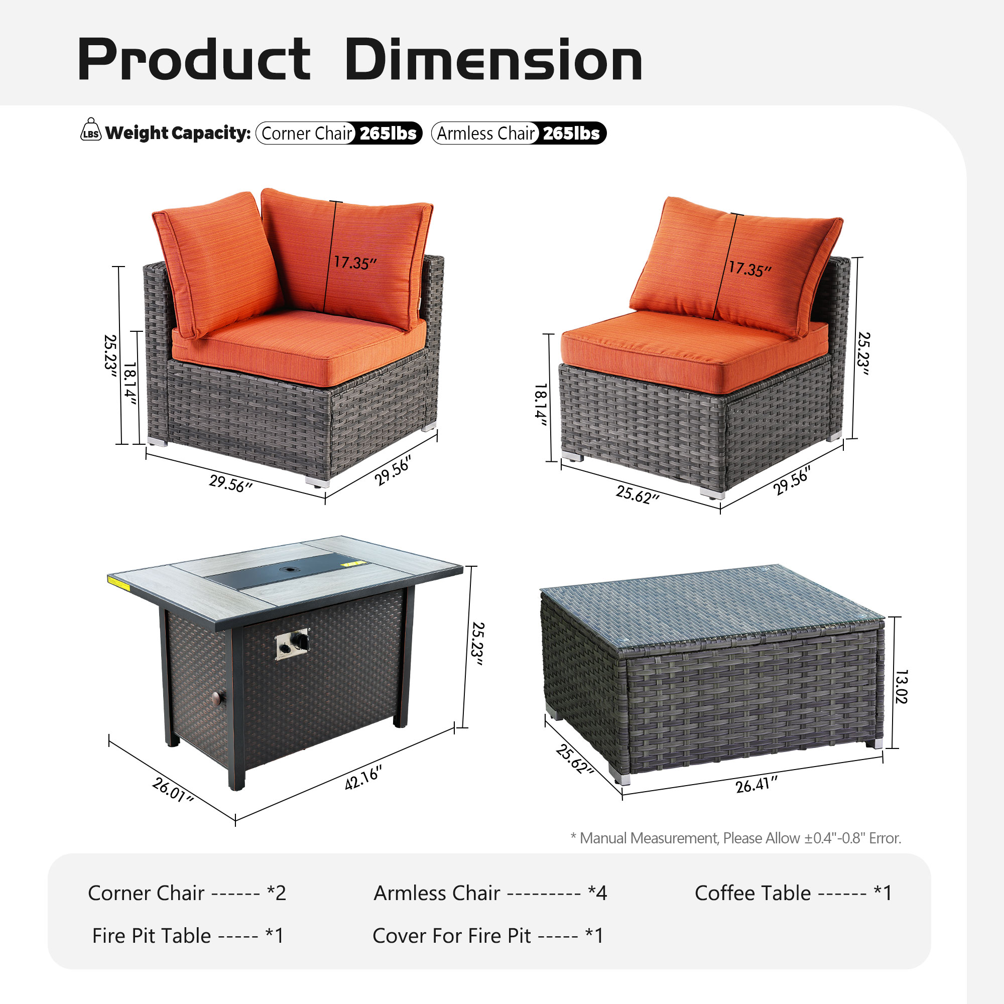 Pouuin SYZHOP805 Patio-Sofas-Daybeds - View #2