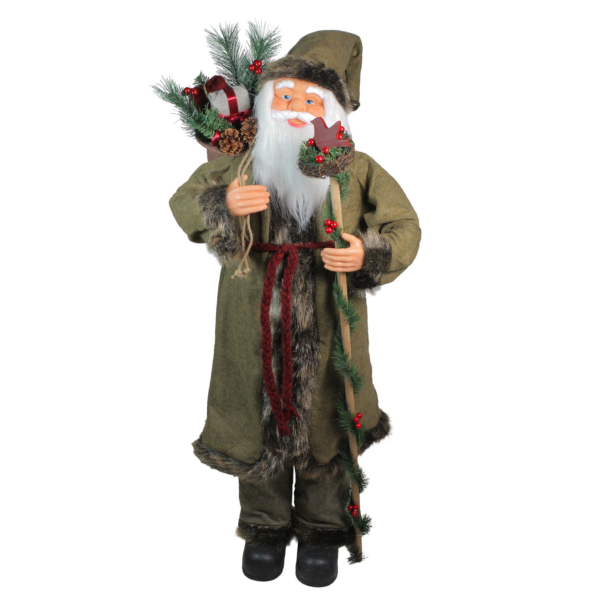 Northlight 51-in Figurine Santa Christmas Decor in the Christmas