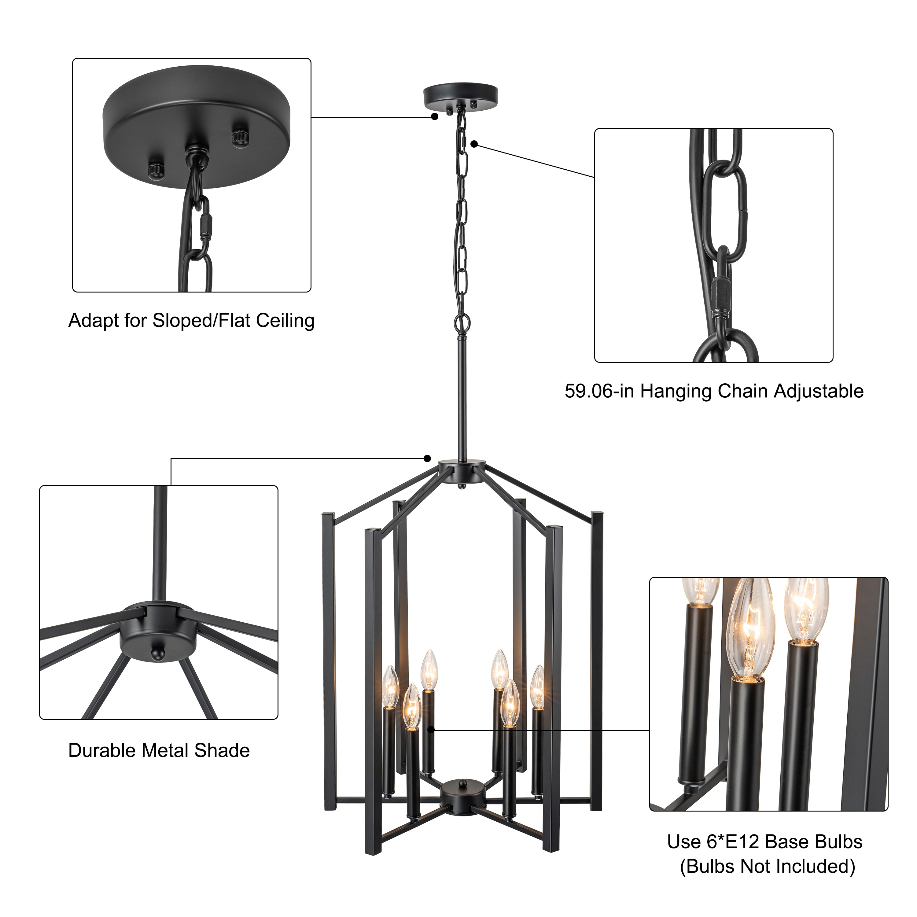 GoYeel ZP107BL06 Pendant-Lights - View #3