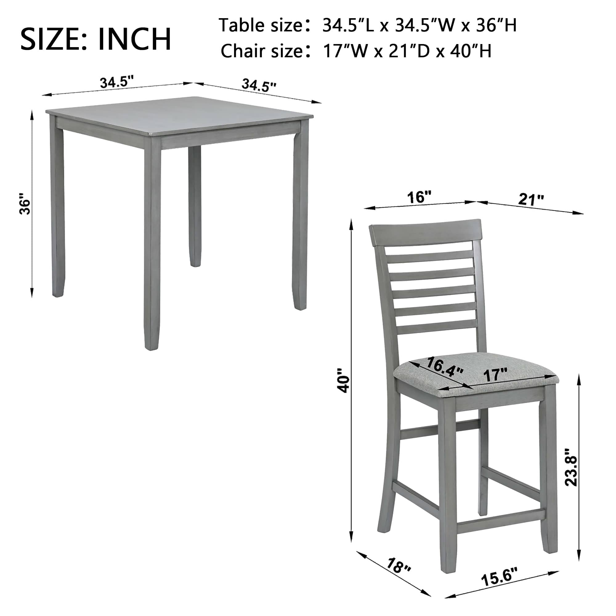 Vynxaria LESX1259-DJCZ-TZ002 Dining-Sets - View #2