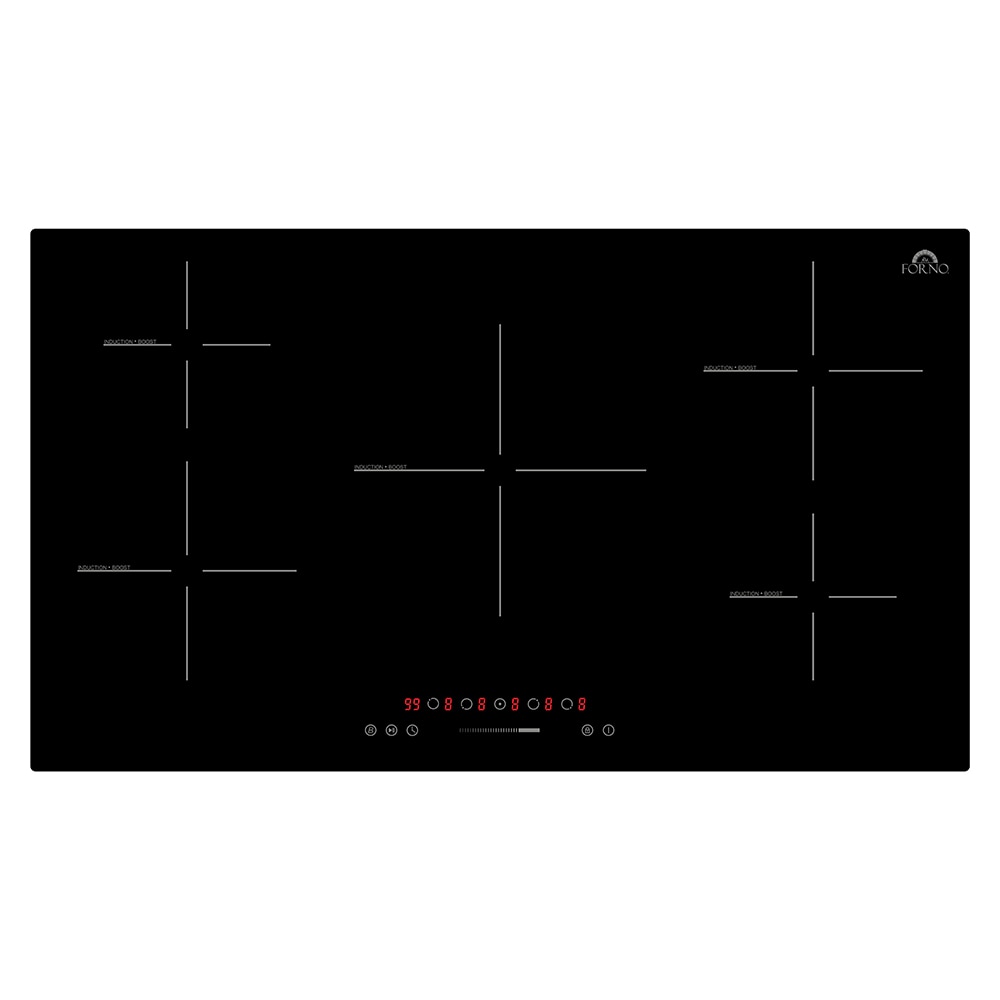 FORNO FCTIN0583-36 Parco 36-in 5 burners Black Induction Cooktop
