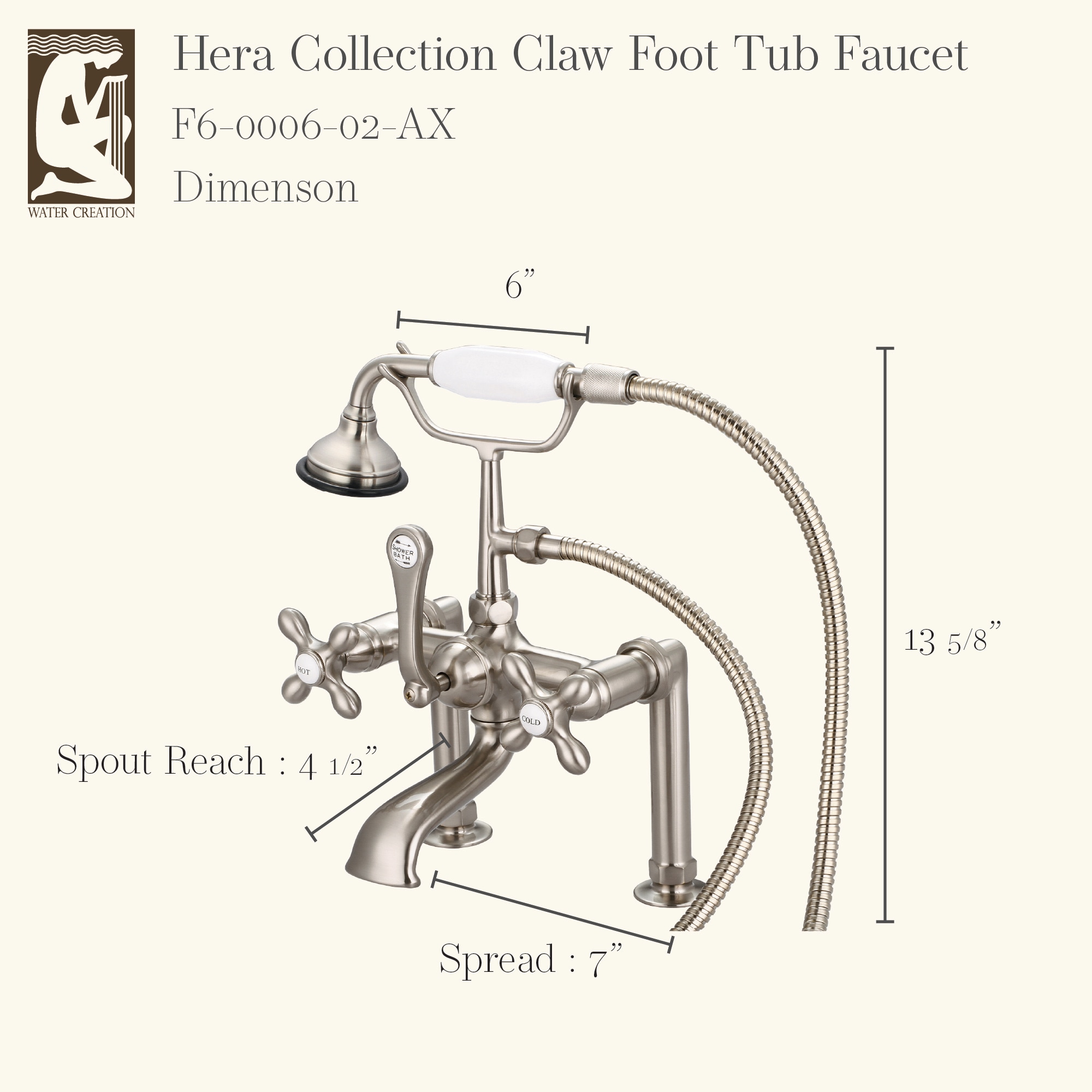 Water Creation F6-0006-02-AX Roman-Tub-Faucets - View #6